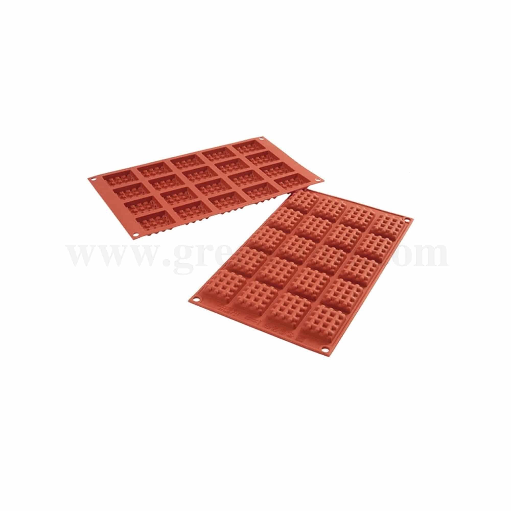 MARTELLATO Silicone Mould Mini Waffle 45 x 35 x 10mm