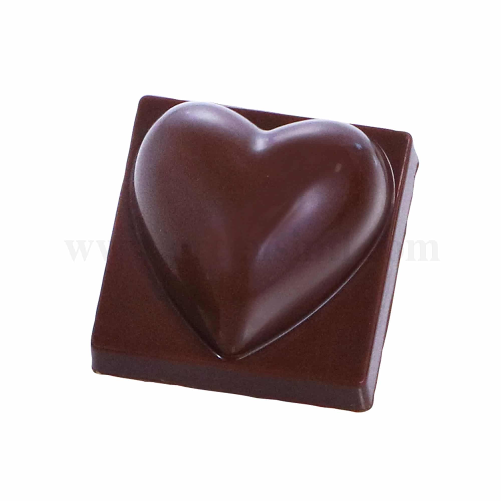 MARTELLATO Polycarbonate Chocolte Mould Beat by Massimo Carnio 30 x 30 x  h 17.5 mm