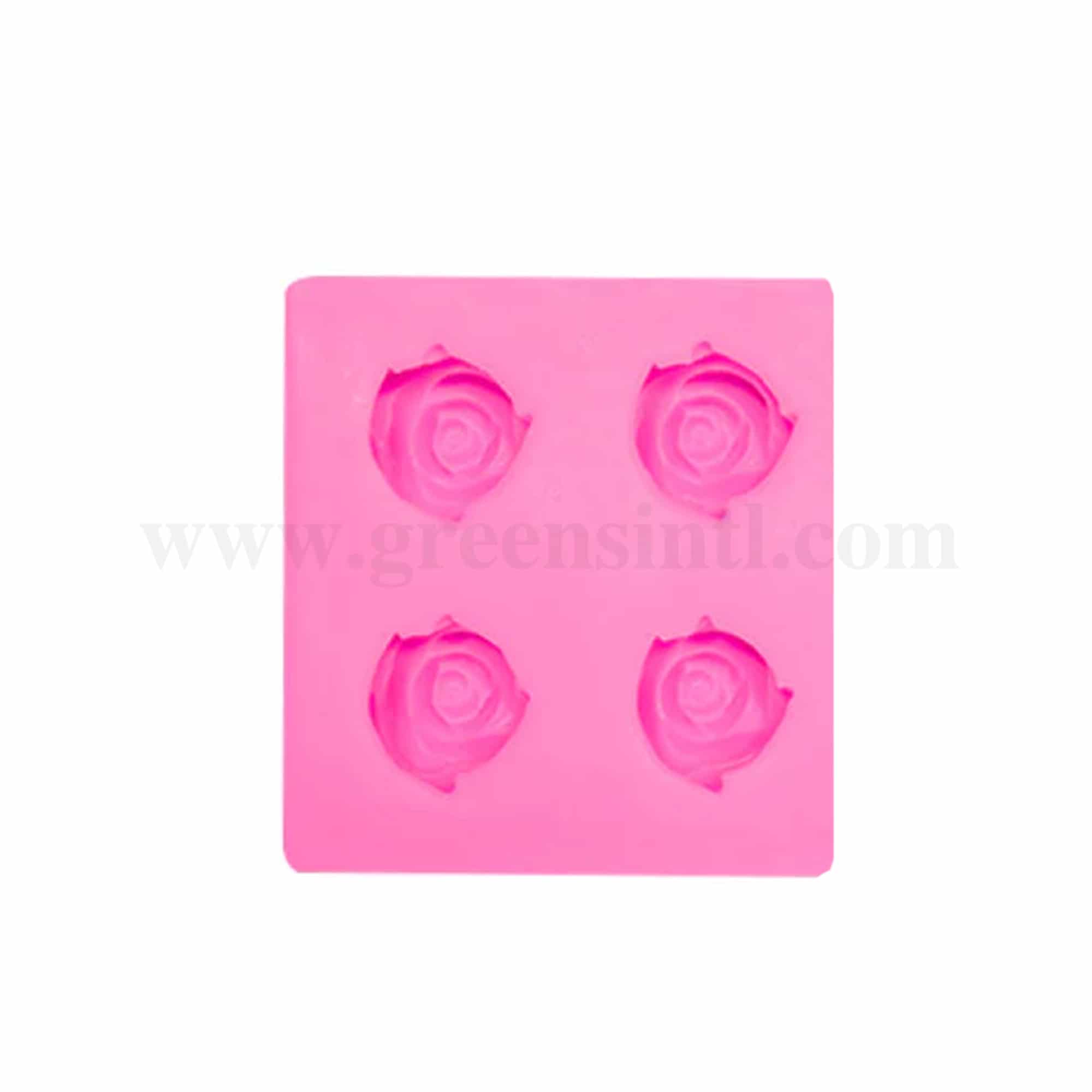 GREENS CHOICE Silicone Mould Rose 75 x 75 mm