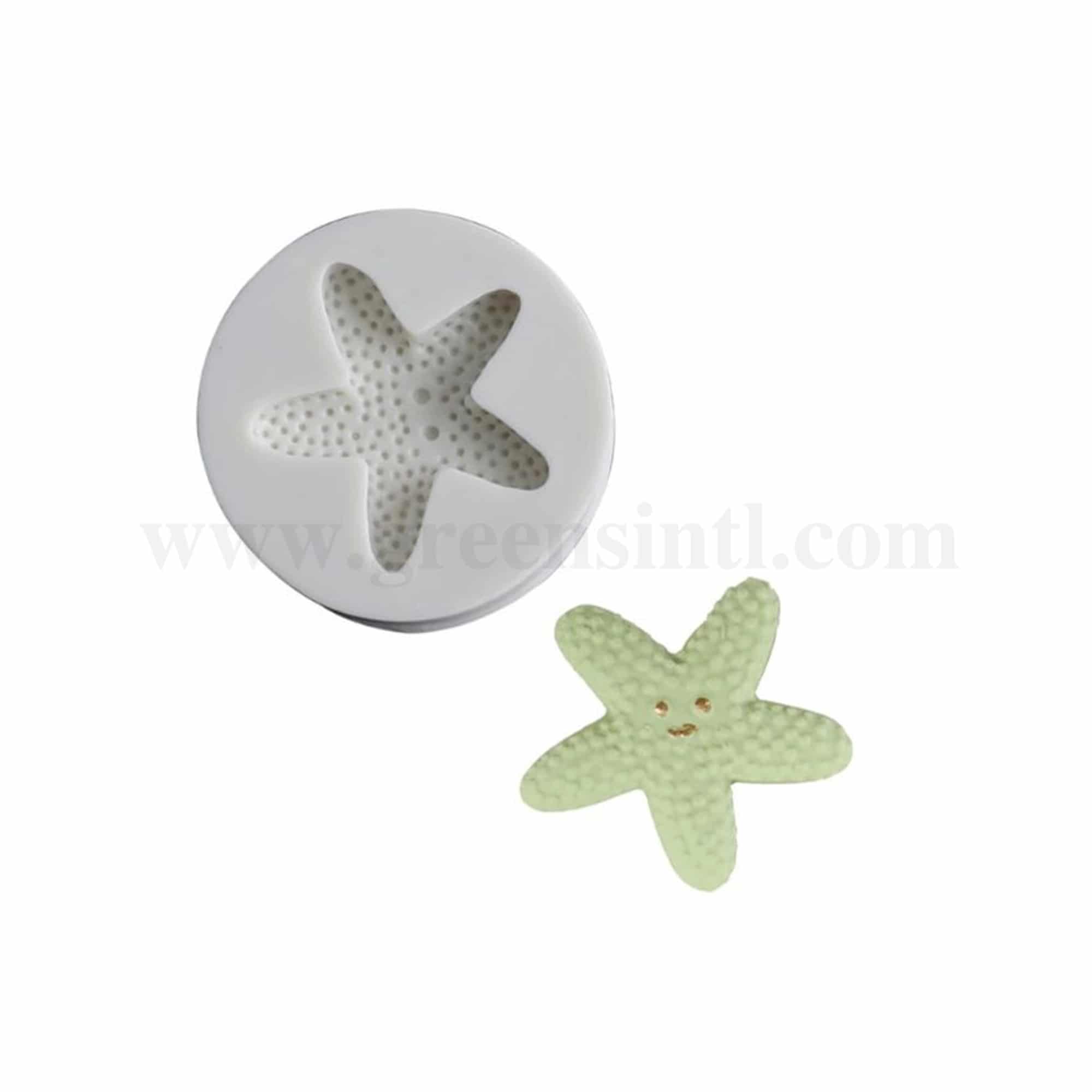 GREENS CHOICE Silicone Mould Star Fish 58 x 13 mm
