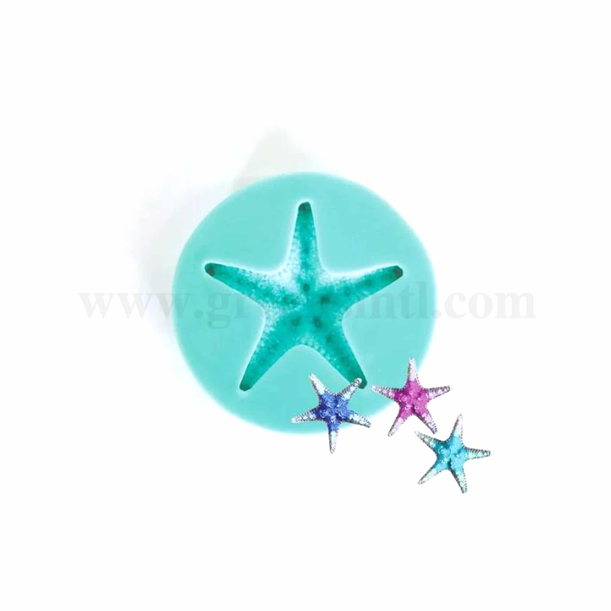 GREENS CHOICE Silicone Mould Star Fish 78 x 21 mm