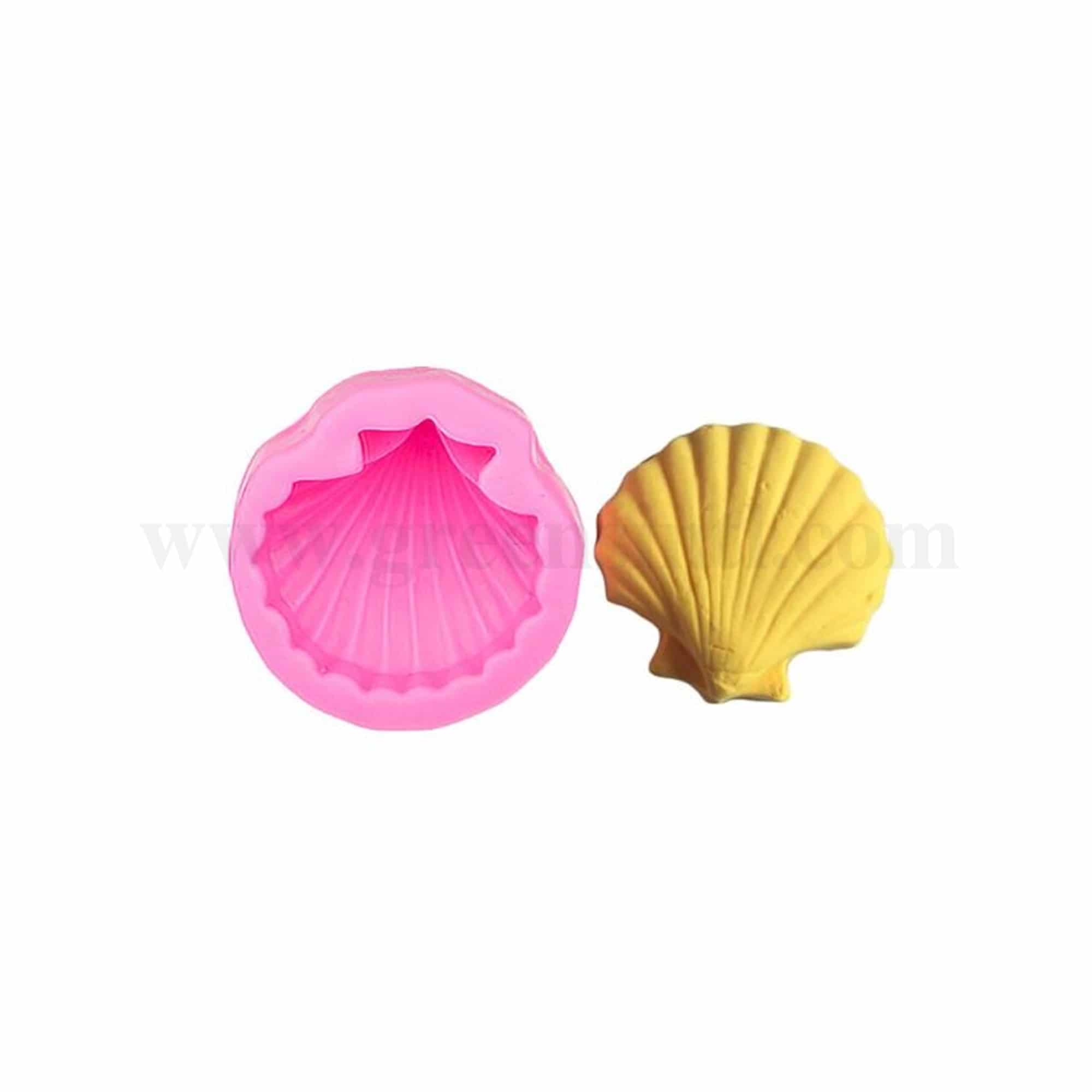 GREENS CHOICE Silicone Mould Shellfish Scallop 61 x 61 x 22 mm