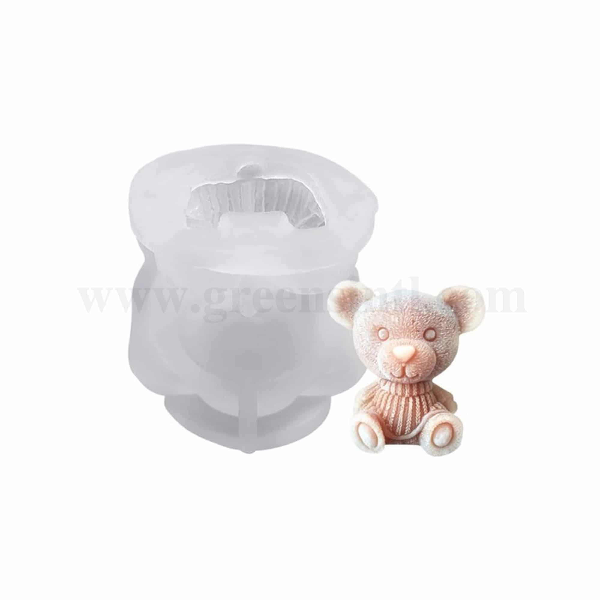 GREENS CHOICE Silicone Mould Teddy Bear 78 x 75 x 65 mm