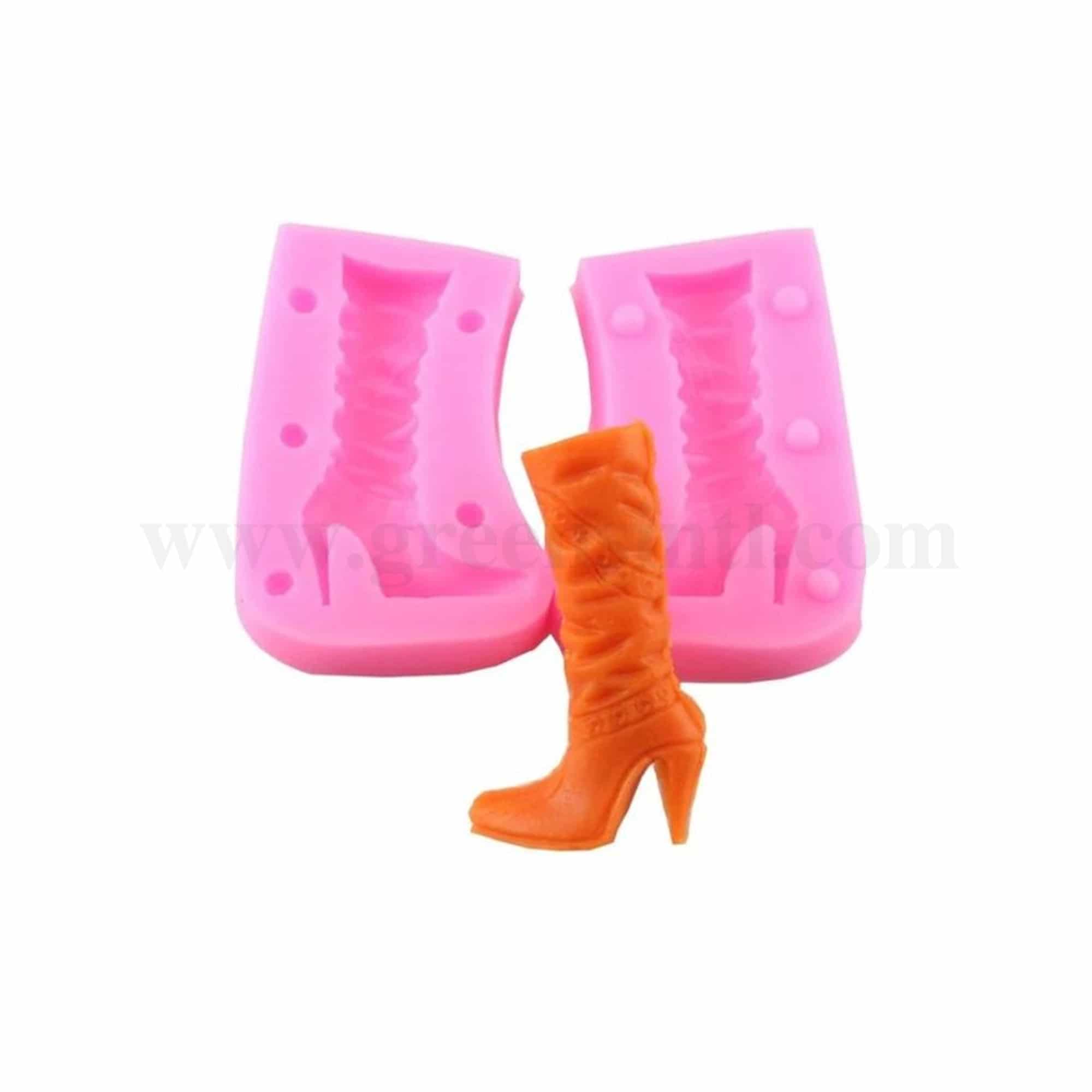GREENS CHOICE Silicone Mould Ladies Boots 72 x 50 x 28 mm