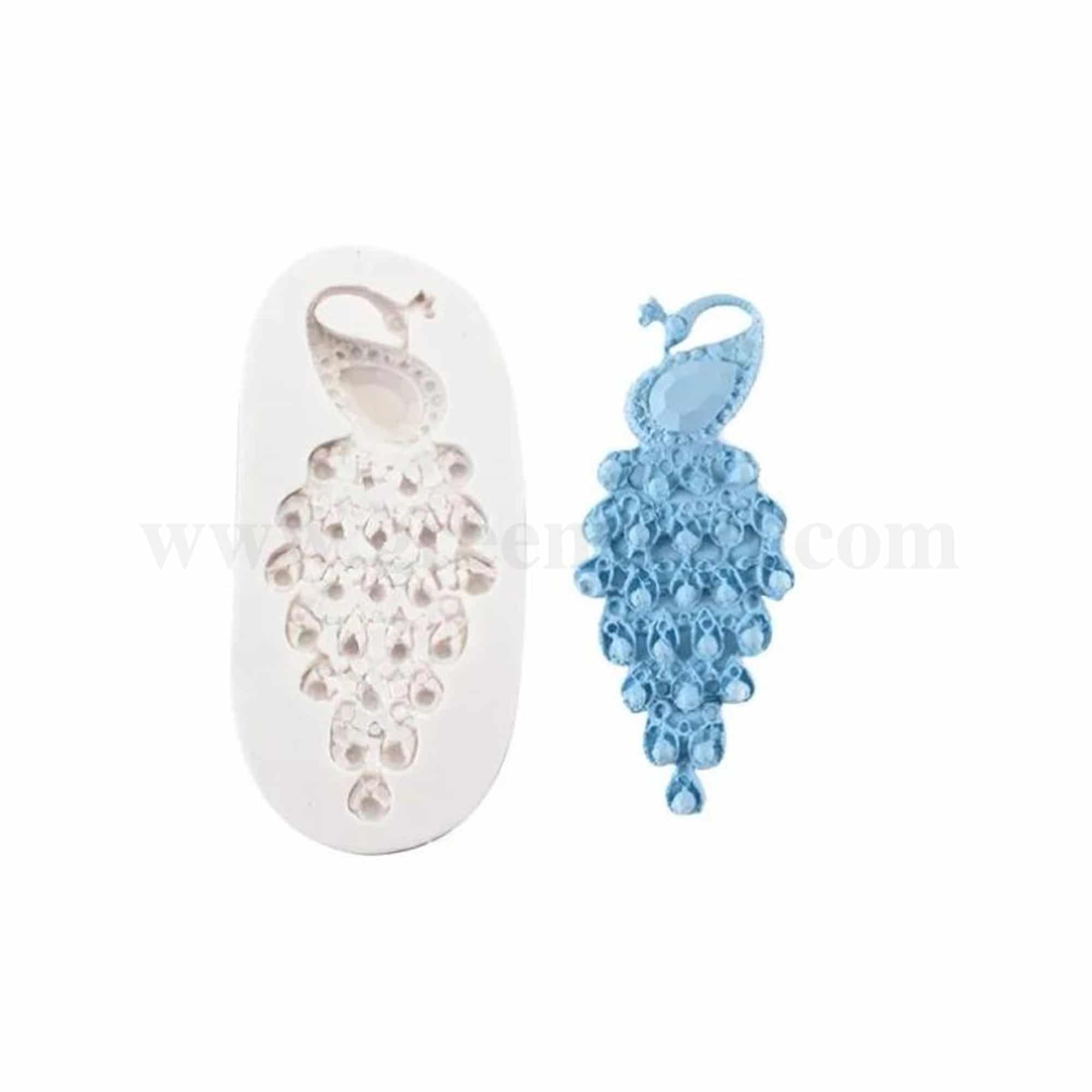 GREENS CHOICE Silicone Mould Peacock 104 x 52 x 14 mm
