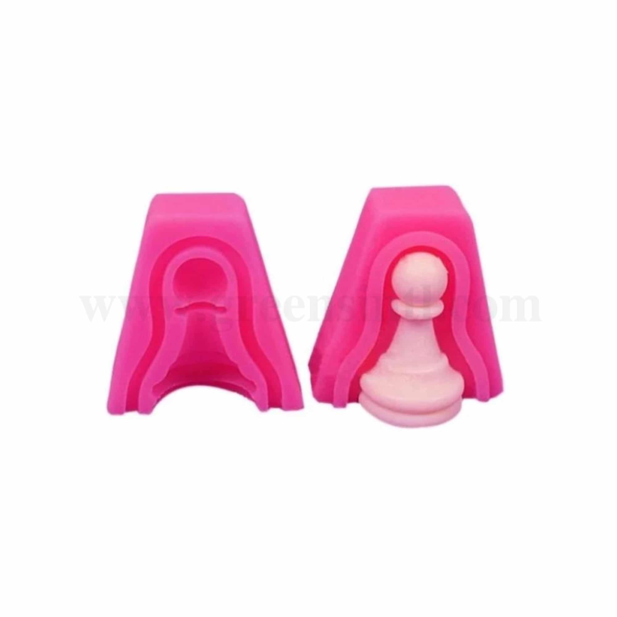 GREENS CHOICE Silicone Mould Chess pawn 41 x 39 x 32 mm