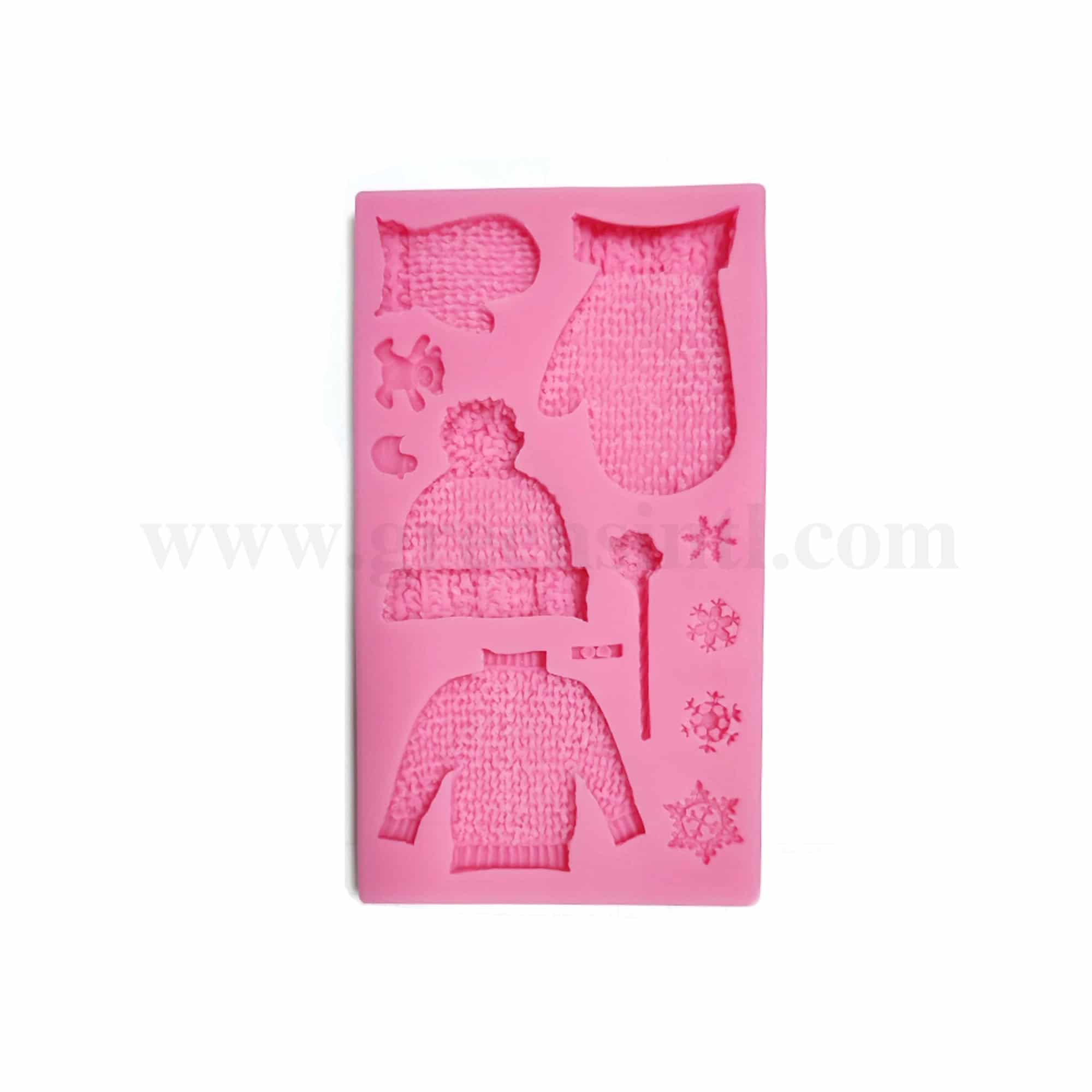 GREENS CHOICE Silicone Mould Snow Dress 208 x 118 x 13 mm