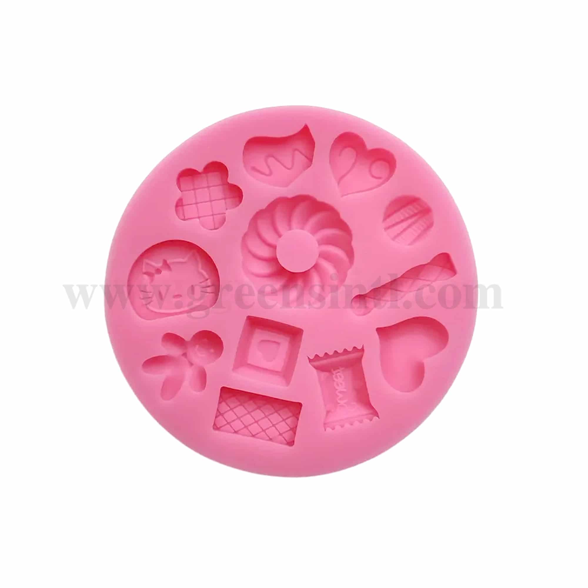 GREENS CHOICE Silicone Mould Candy Cookies 91 x 11 mm