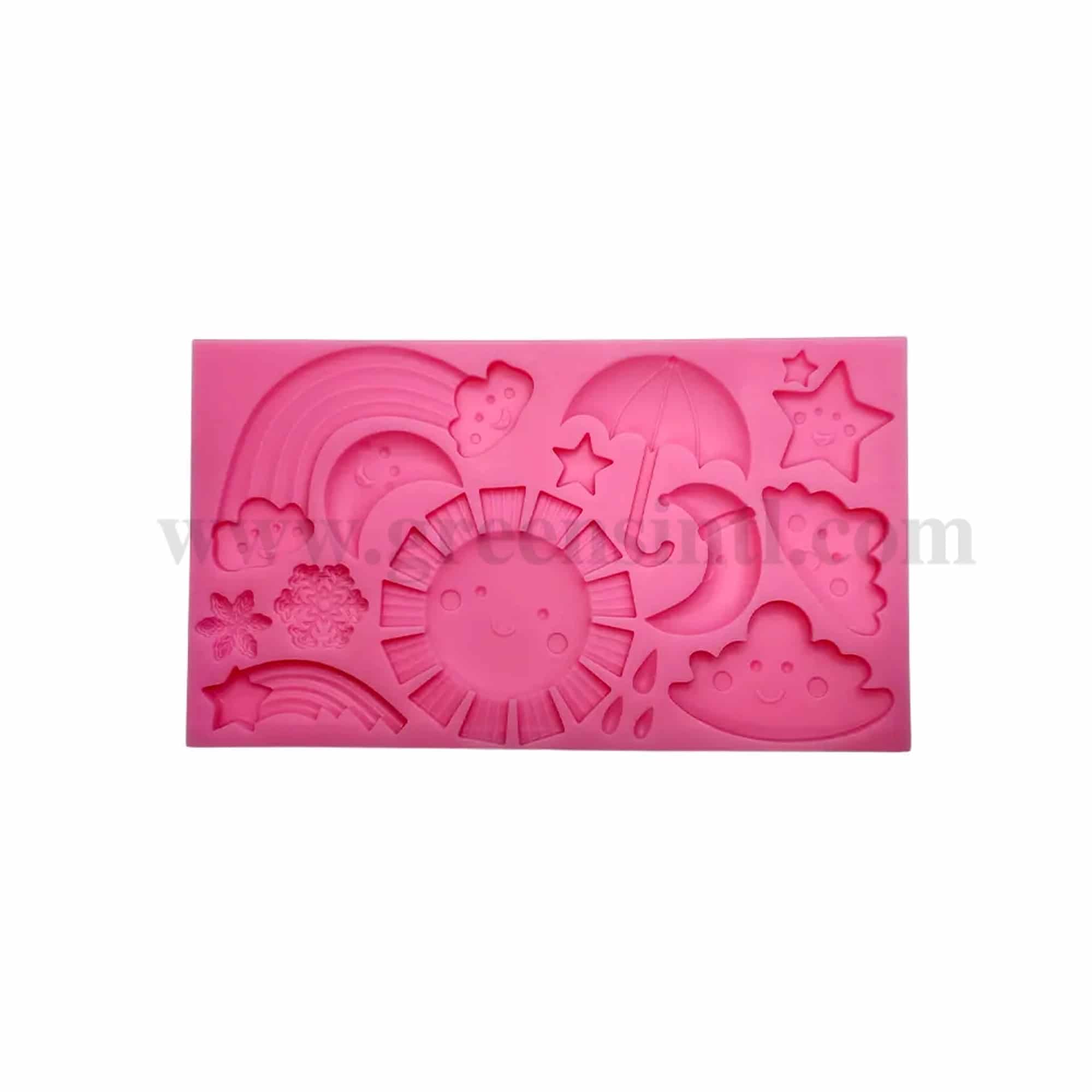 GREENS CHOICE Silicone Mould Sky Theme 209 x 119 x 12 mm