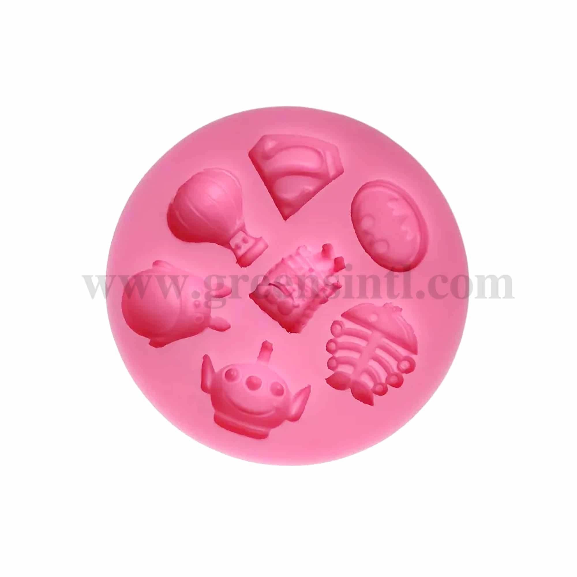 GREENS CHOICE Silicone Mould  Cartoon Theme 100 x 14 mm