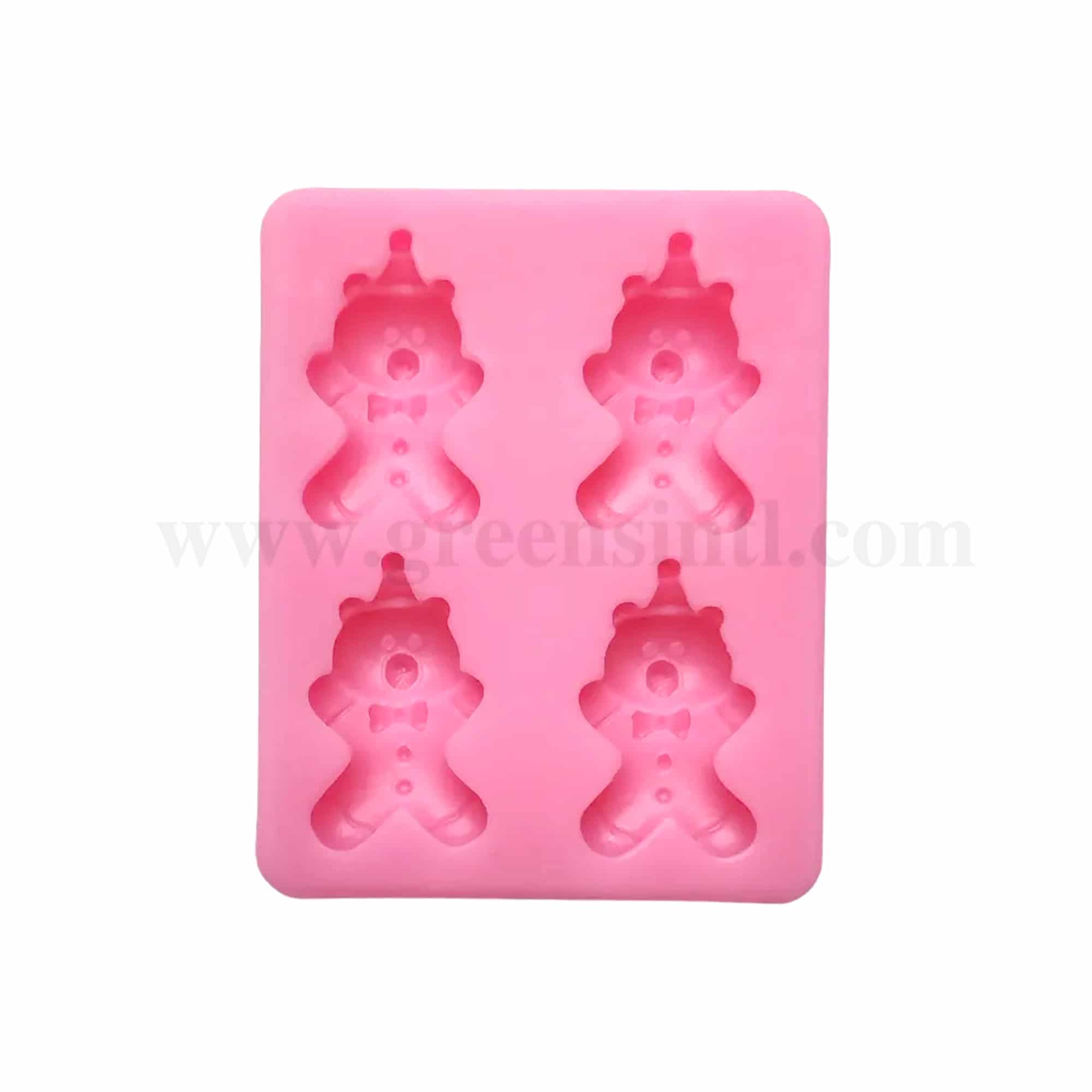 GREENS CHOICE Silicone Mould Teddy with Cap 66 x 54 x 12 mm