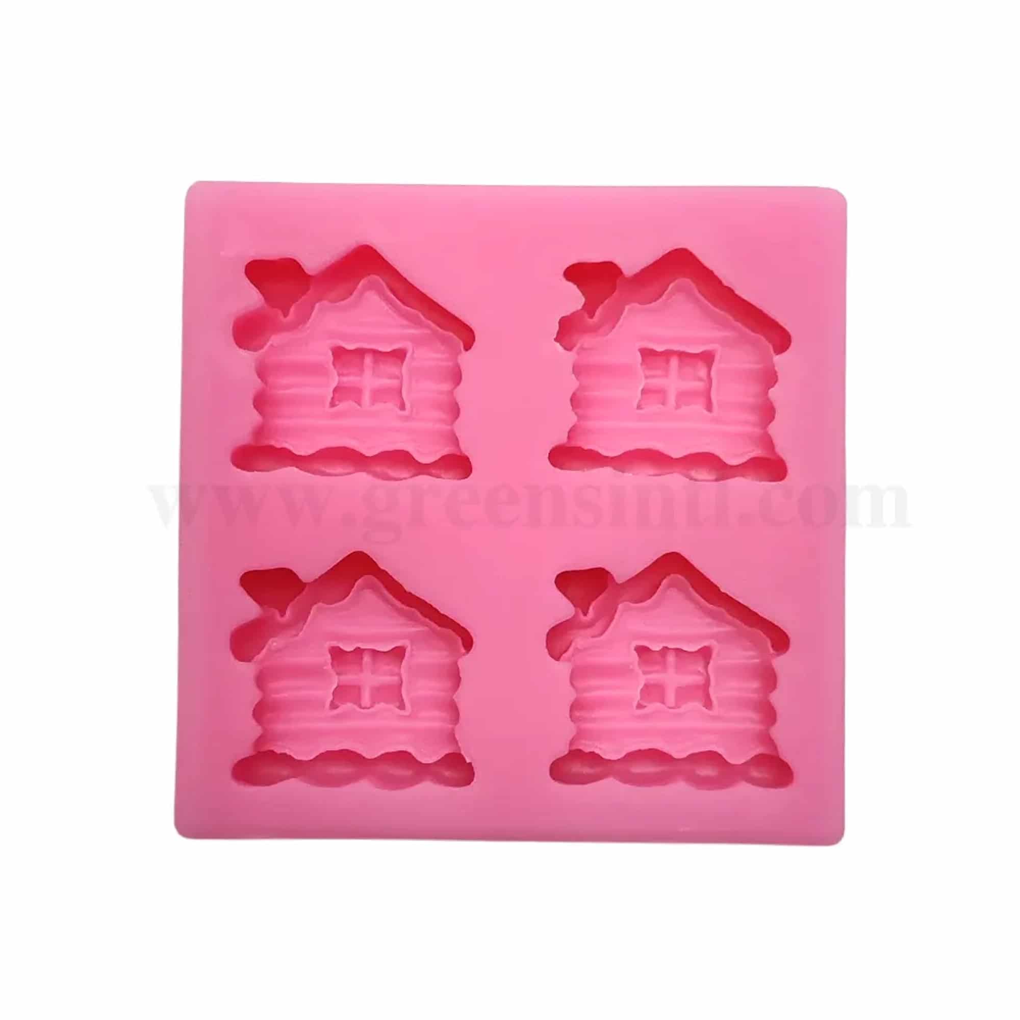 GREENS CHOICE Silicone Mould Hut  58 x 58 x 12 mm