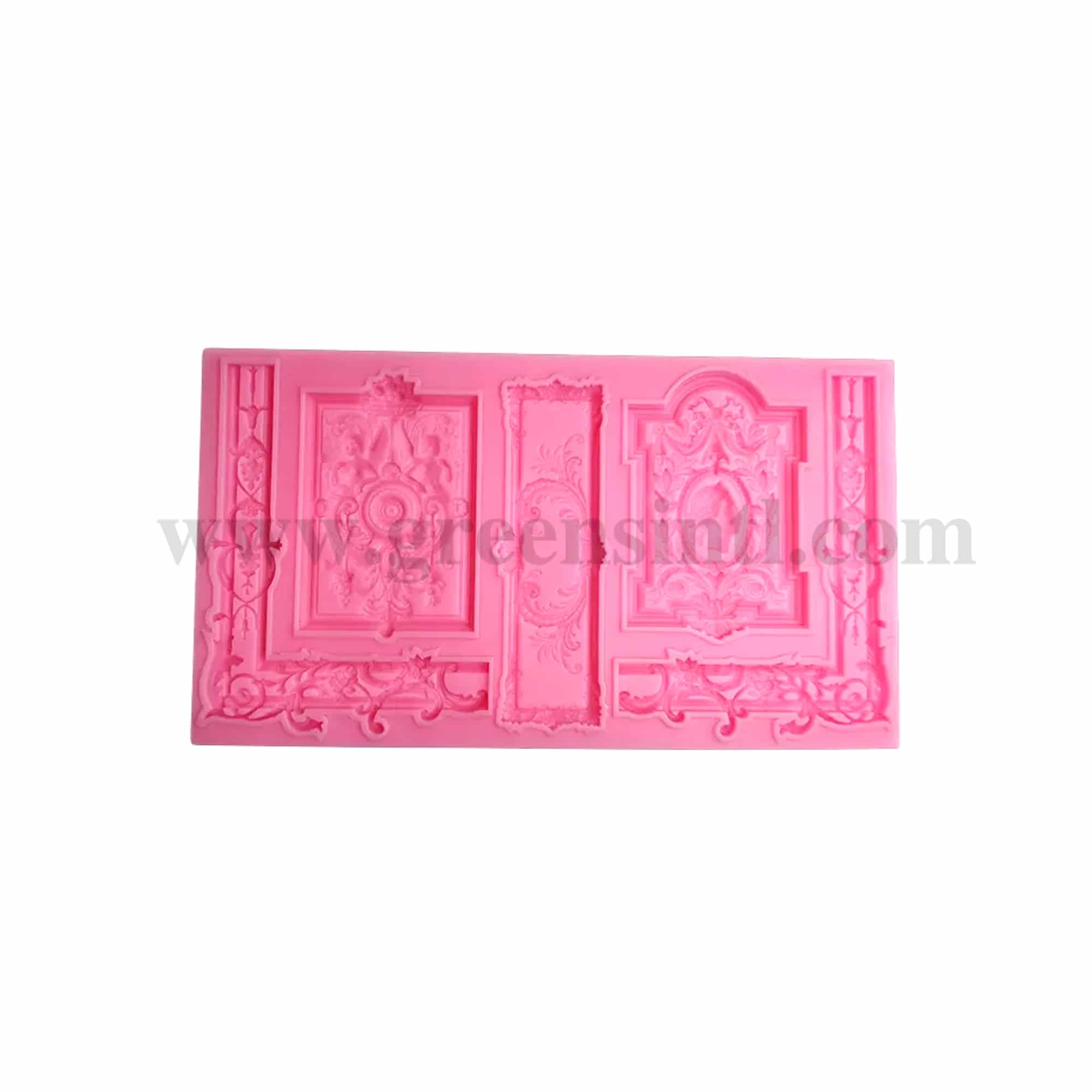 GREENS CHOICE Silicone Mould Door Designs 200 x 112 x 11 mm