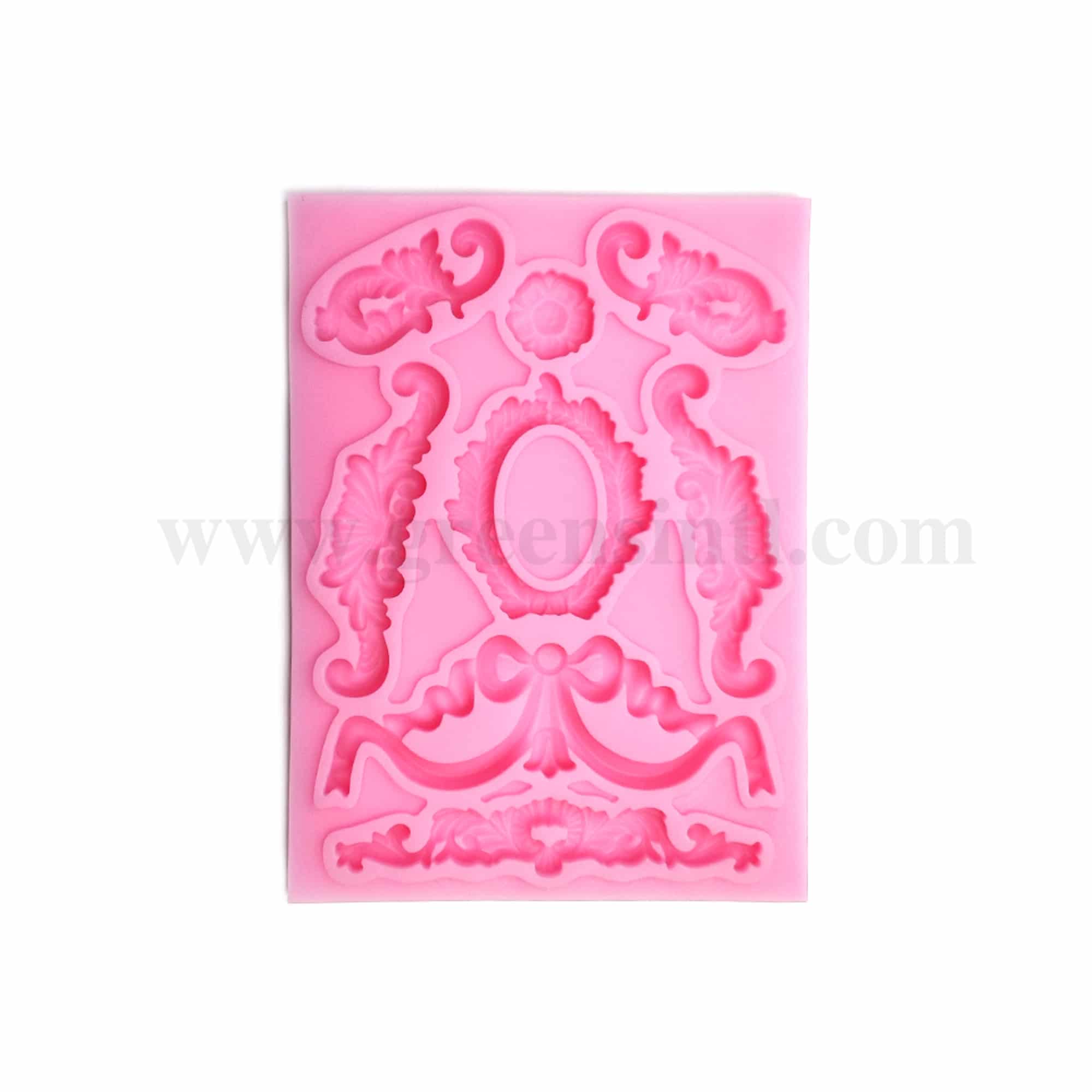 GREENS CHOICE Silicone Mould Border Design 133 x 99 x 10 mm