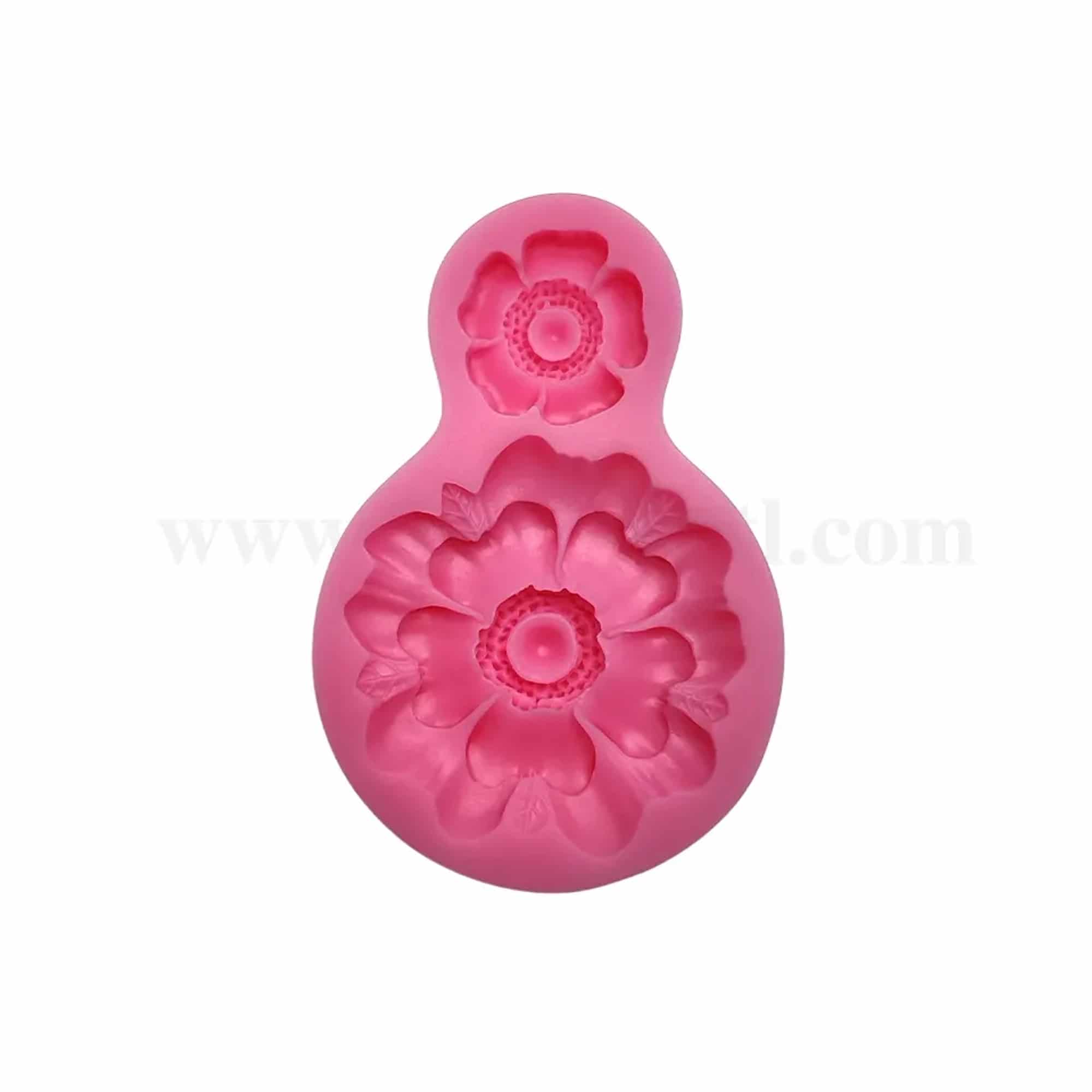 GREENS CHOICE Silicone Mould Flowers 115 x 75 x 15 mm