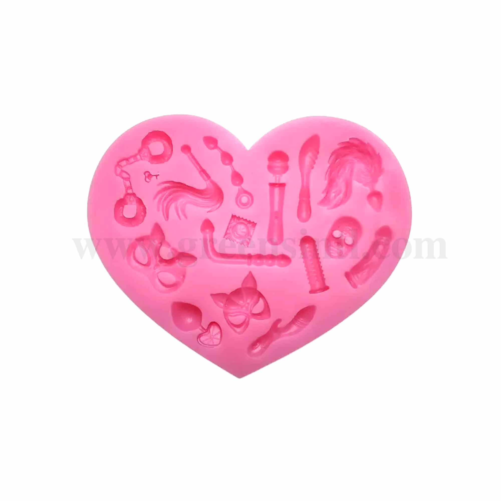 GREENS CHOICE Silicone Mould  Adult Things 130 x 105 x 13 mm