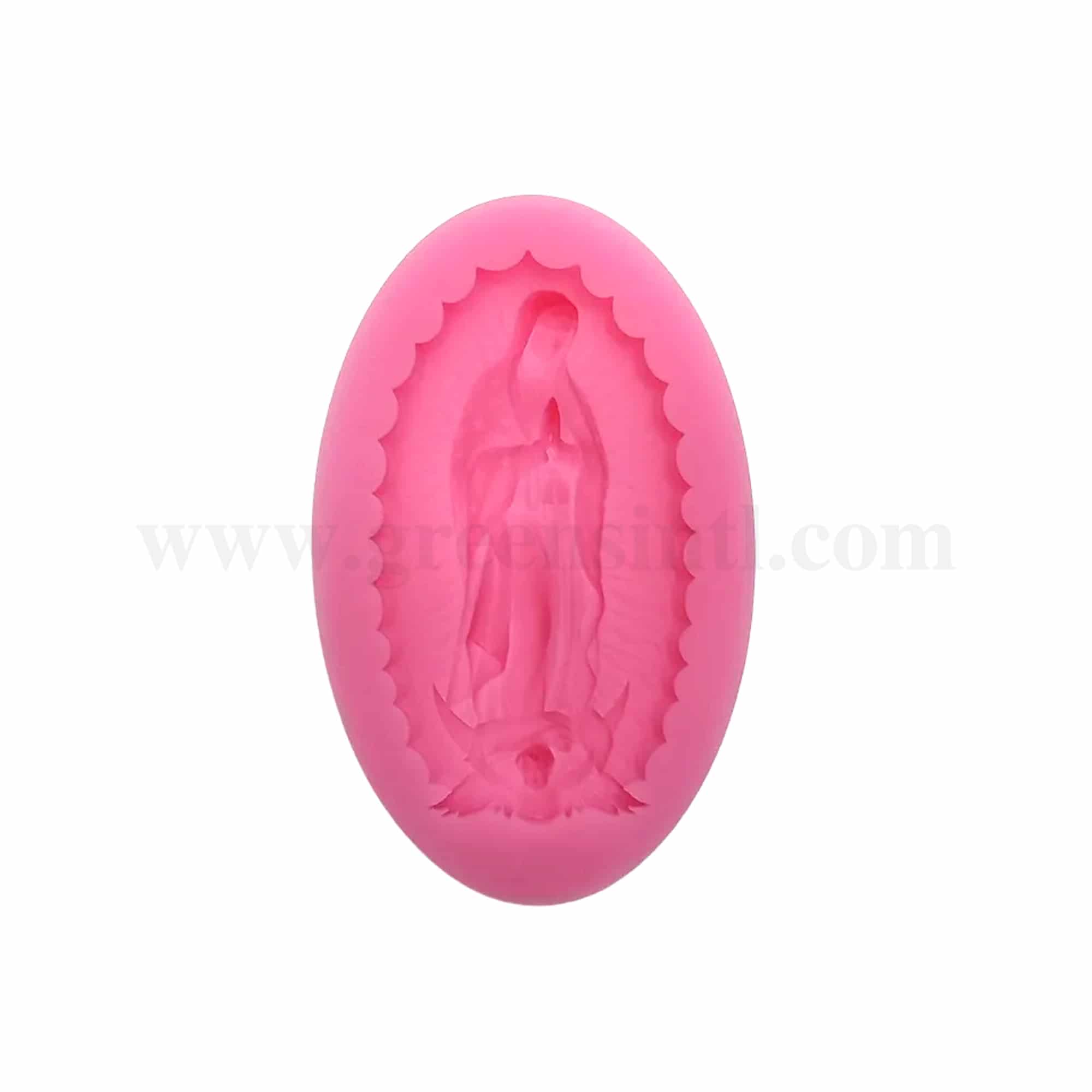 GREENS CHOICE Silicone Mould Mother Mary 65 x 41 x 12 mm