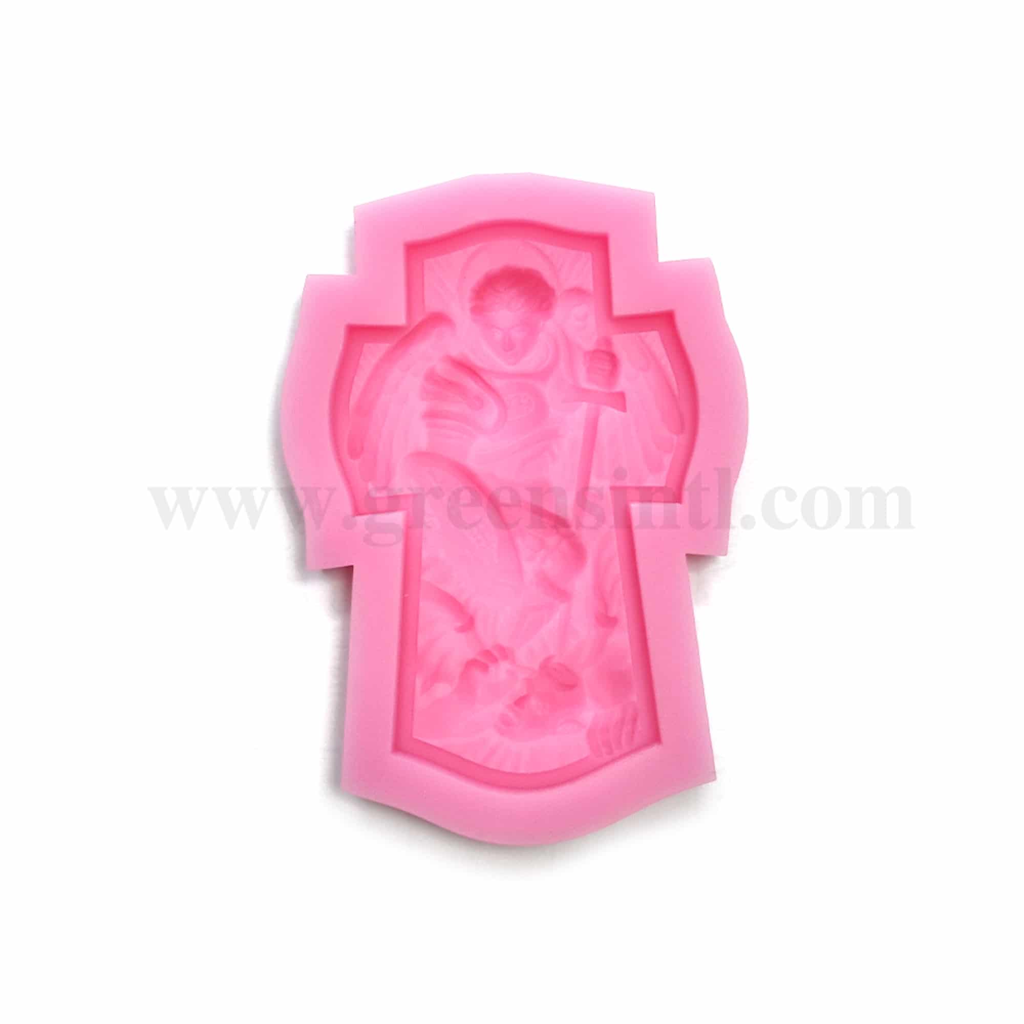 GREENS CHOICE Silicone Mould St Micheal 70 x 50 x 10 mm