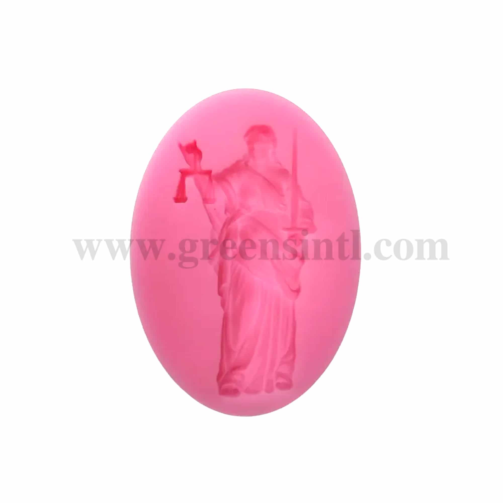 GREENS CHOICE Silicone Mould  Lady Justice 74 x 53 x 10 mm