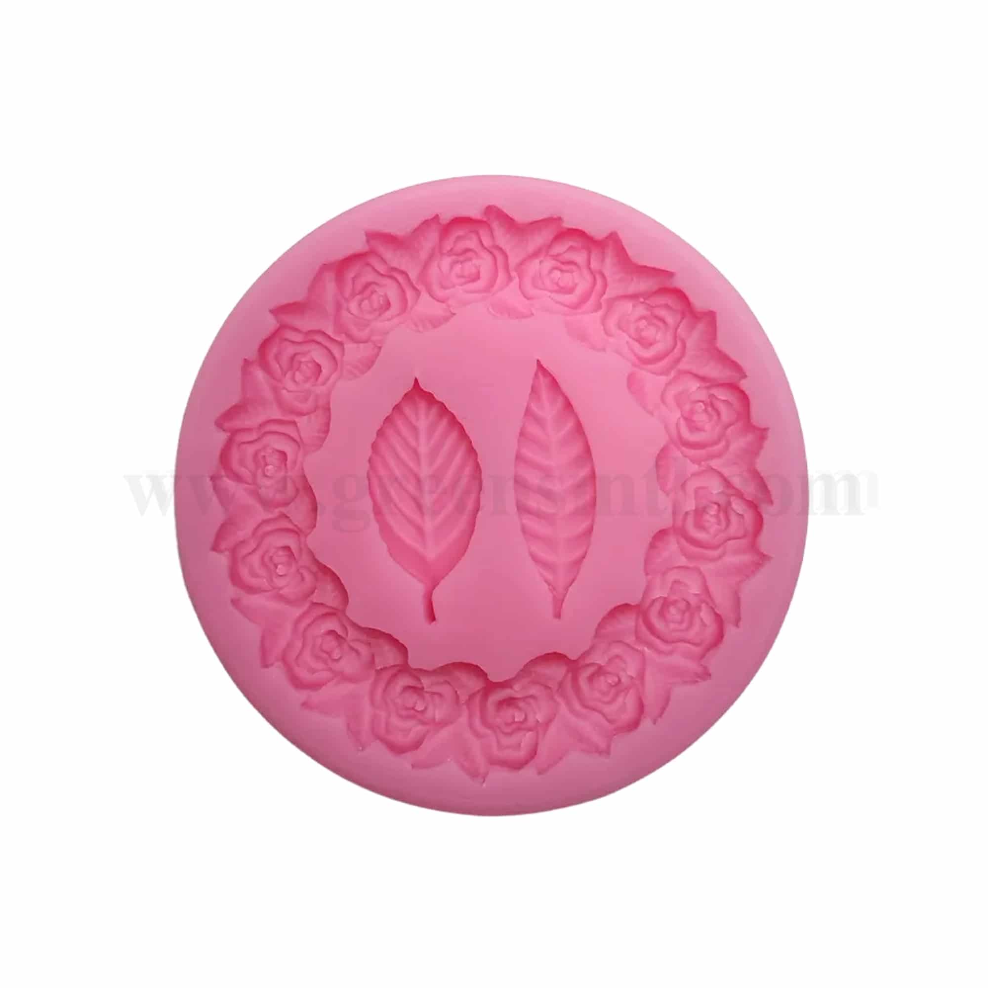 GREENS CHOICE Silicone Mould Flower and Leaf Design 74 x 10 mm