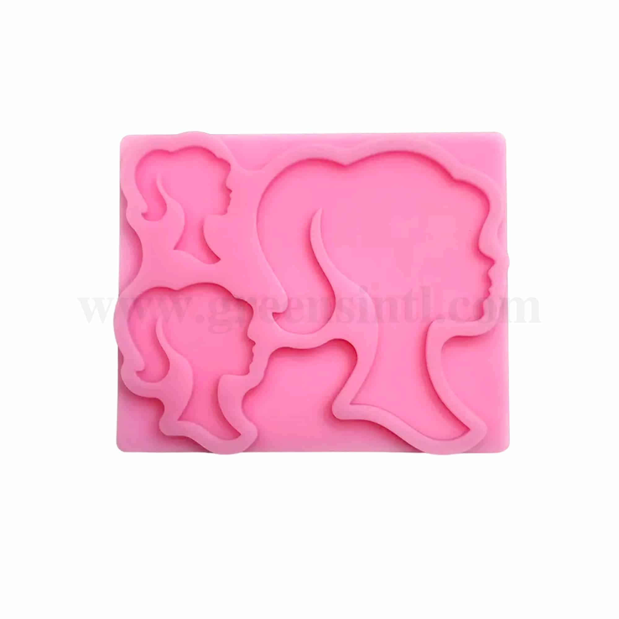 GREENS CHOICE Silicone Mould  Lady 103 x 83 x 8 mm