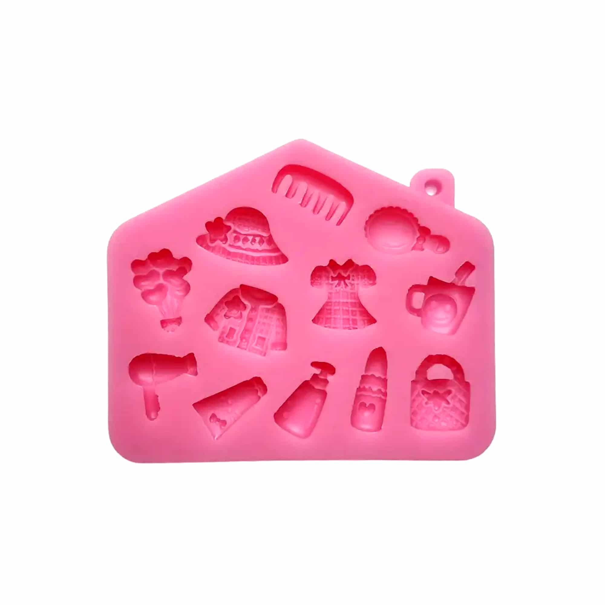GREENS CHOICE Silicone Mould Baby Girls Things 105 x 87 x 12 mm