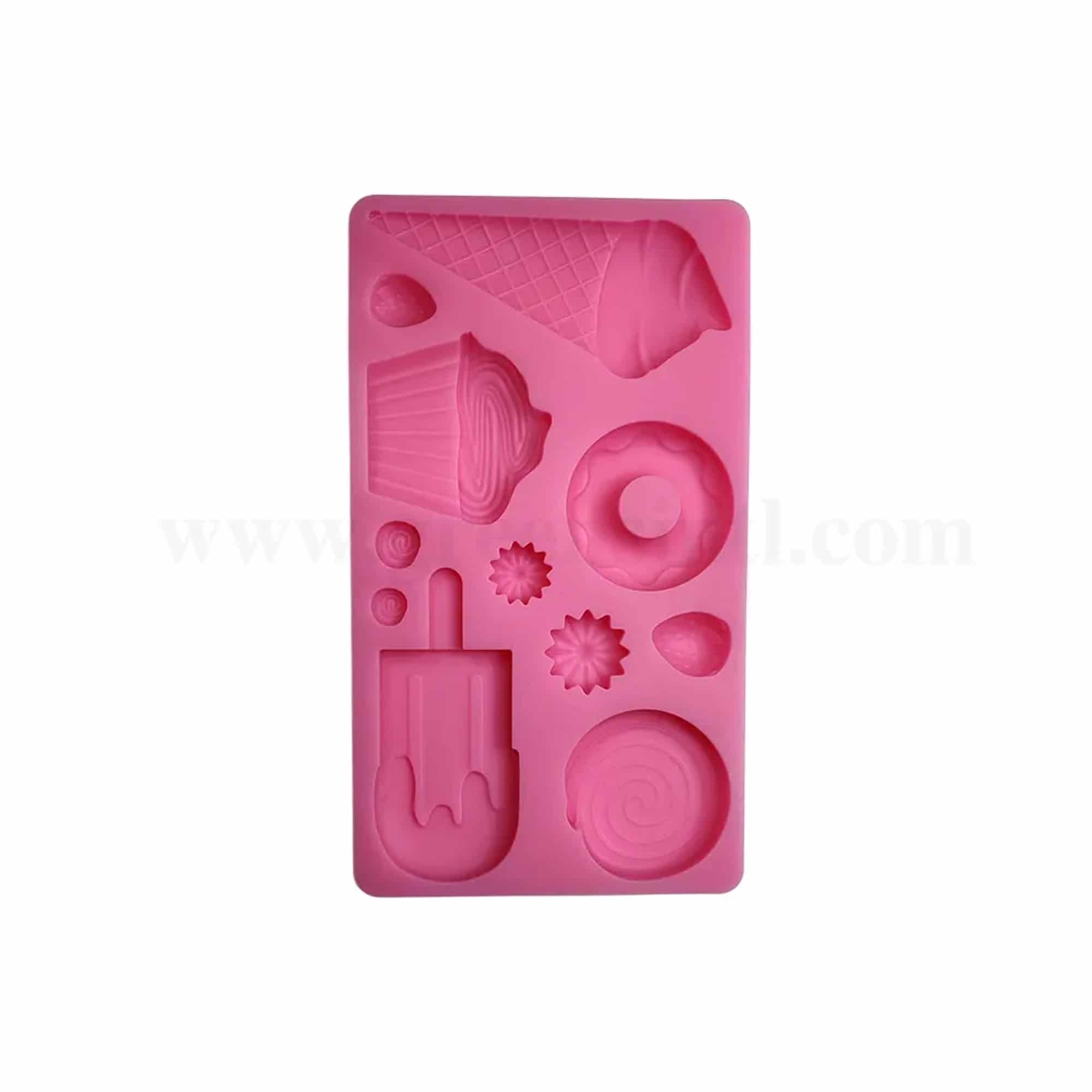 GREENS CHOICE Silicone Mould Gelato Theme 206 x 118 x 13 mm