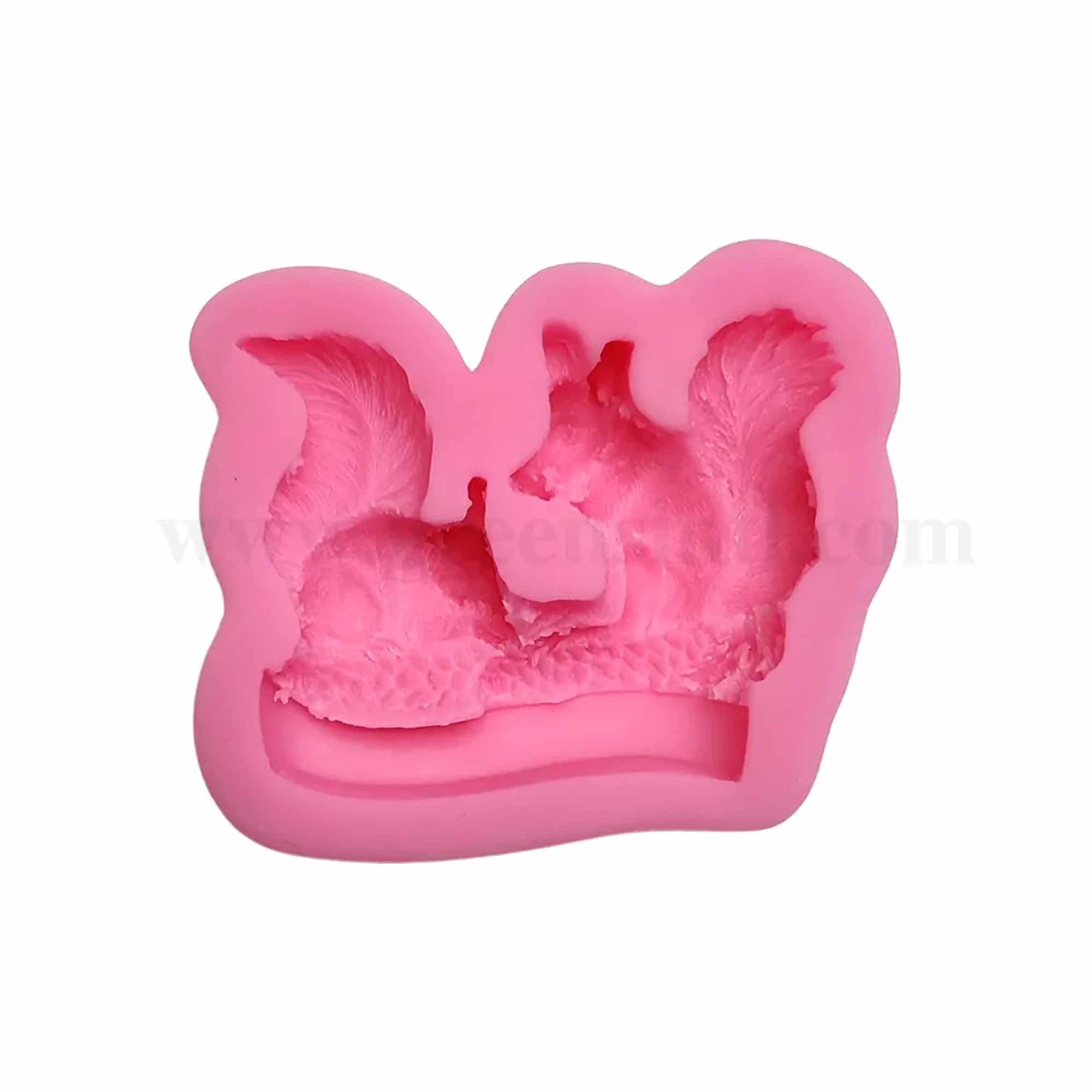 GREENS CHOICE Silicone Mould Squirrels 84 x 70 x 17 mm