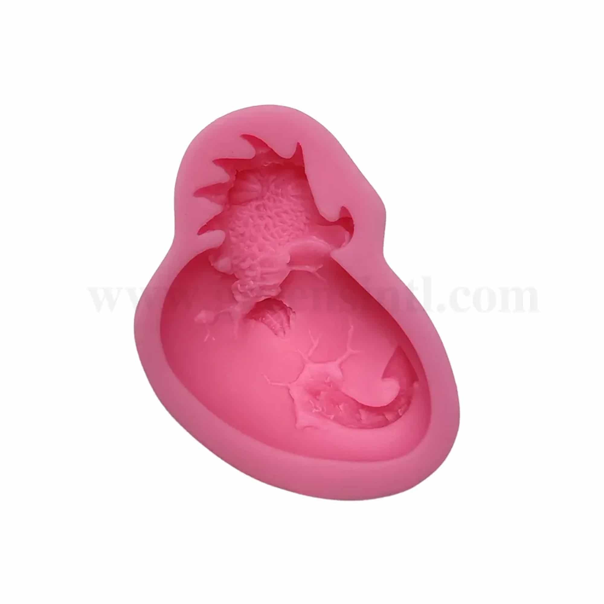 GREENS CHOICE Silicone Mould Dragon 65 x 74 x 20 mm