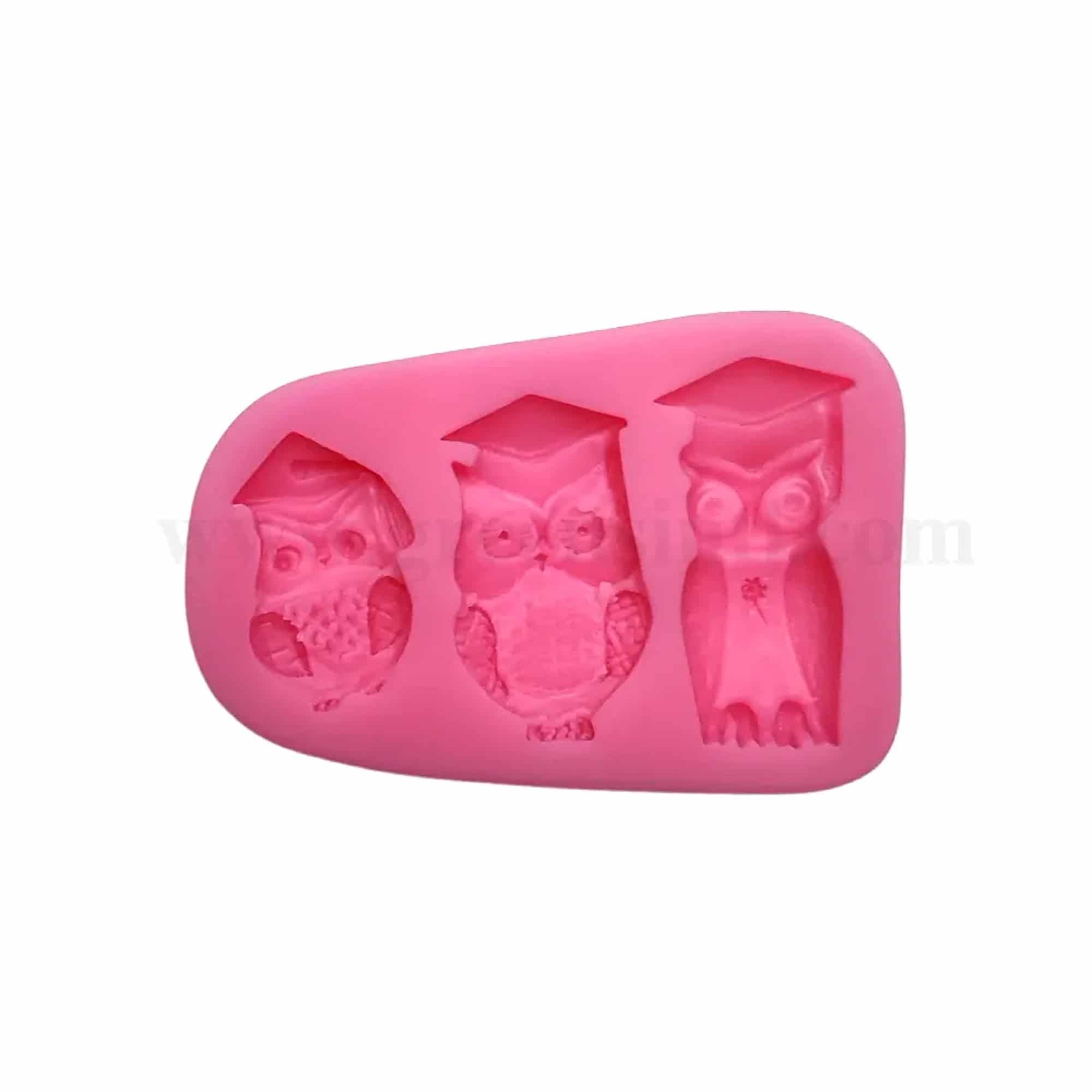 GREENS CHOICE Silicone Mould Owls 90 x 57 x 11 mm