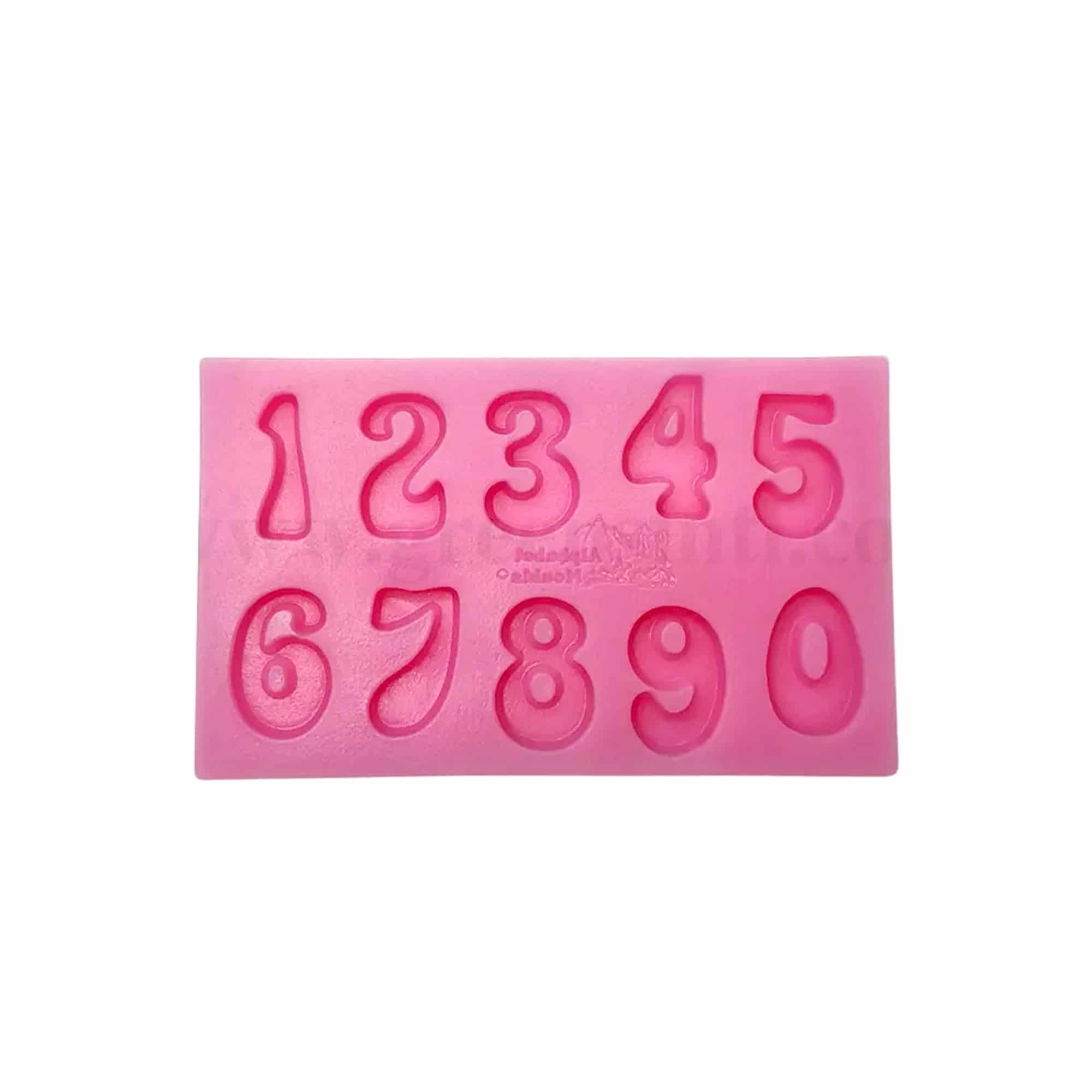 GREENS CHOICE Silicone Mould Numbers 91 x 55 x 7 mm