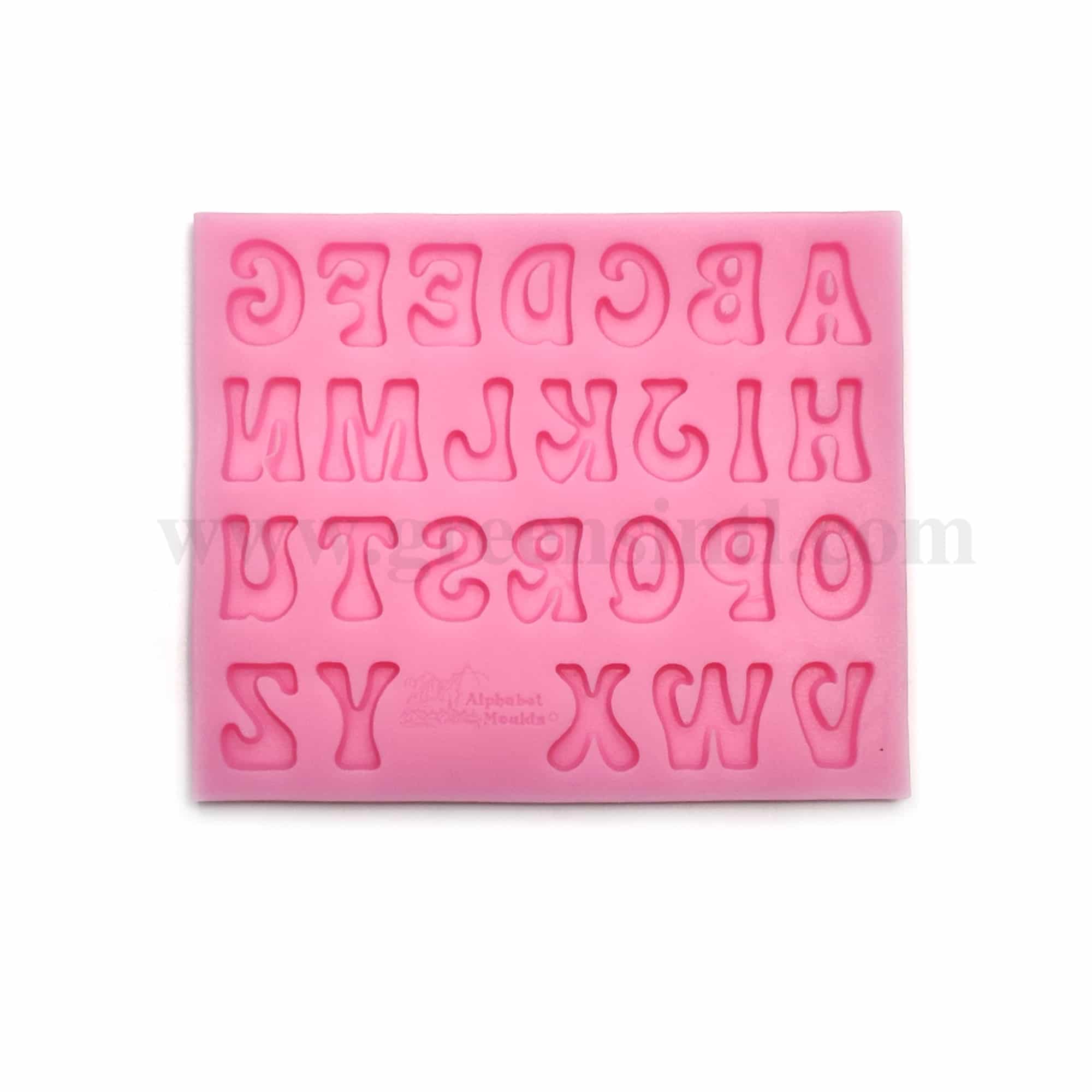 GREENS CHOICE Silicone Mould Alphabet 126 x 105 x 7 mm
