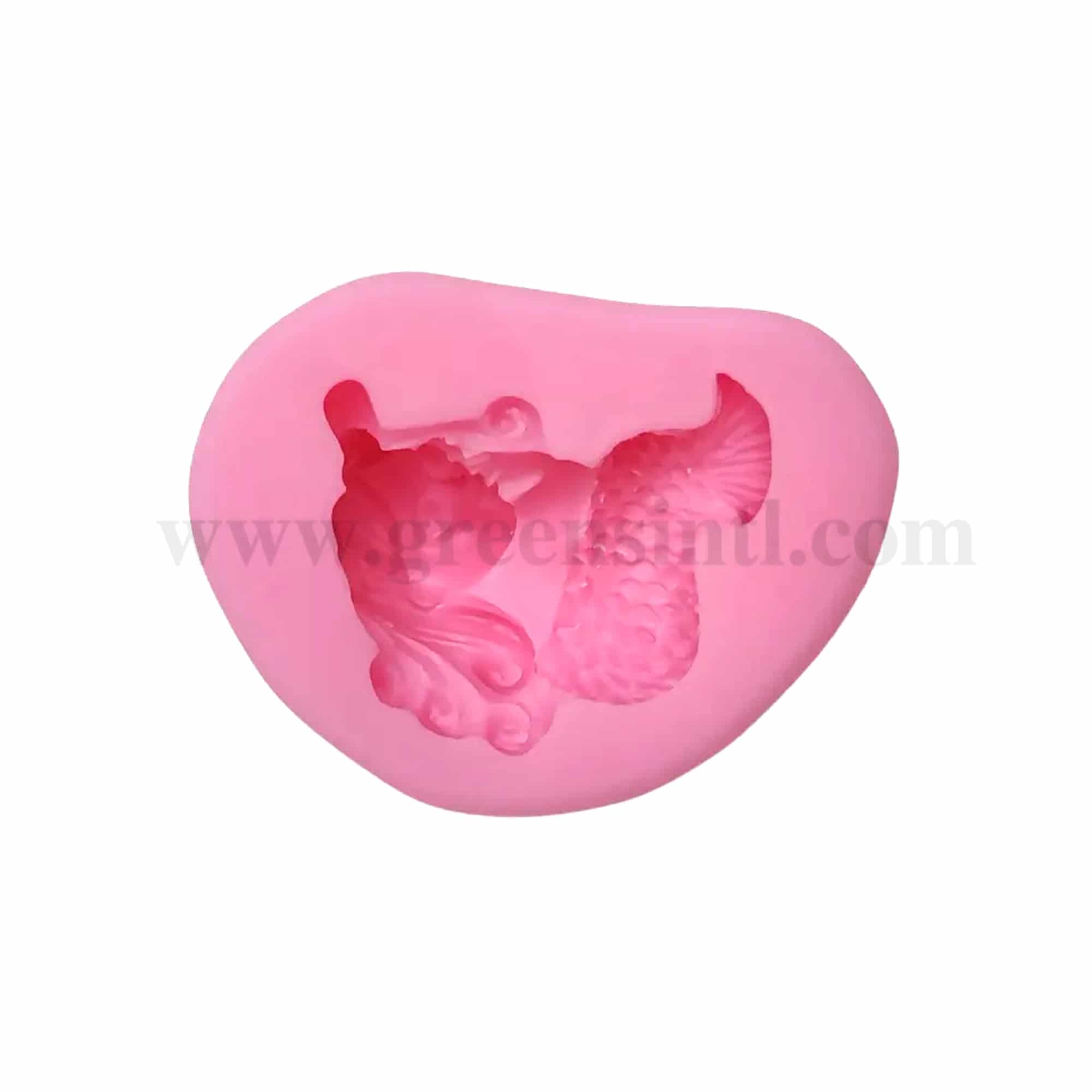 GREENS CHOICE Silicone Mould Little Mermaid 60 x 47 x 22 mm