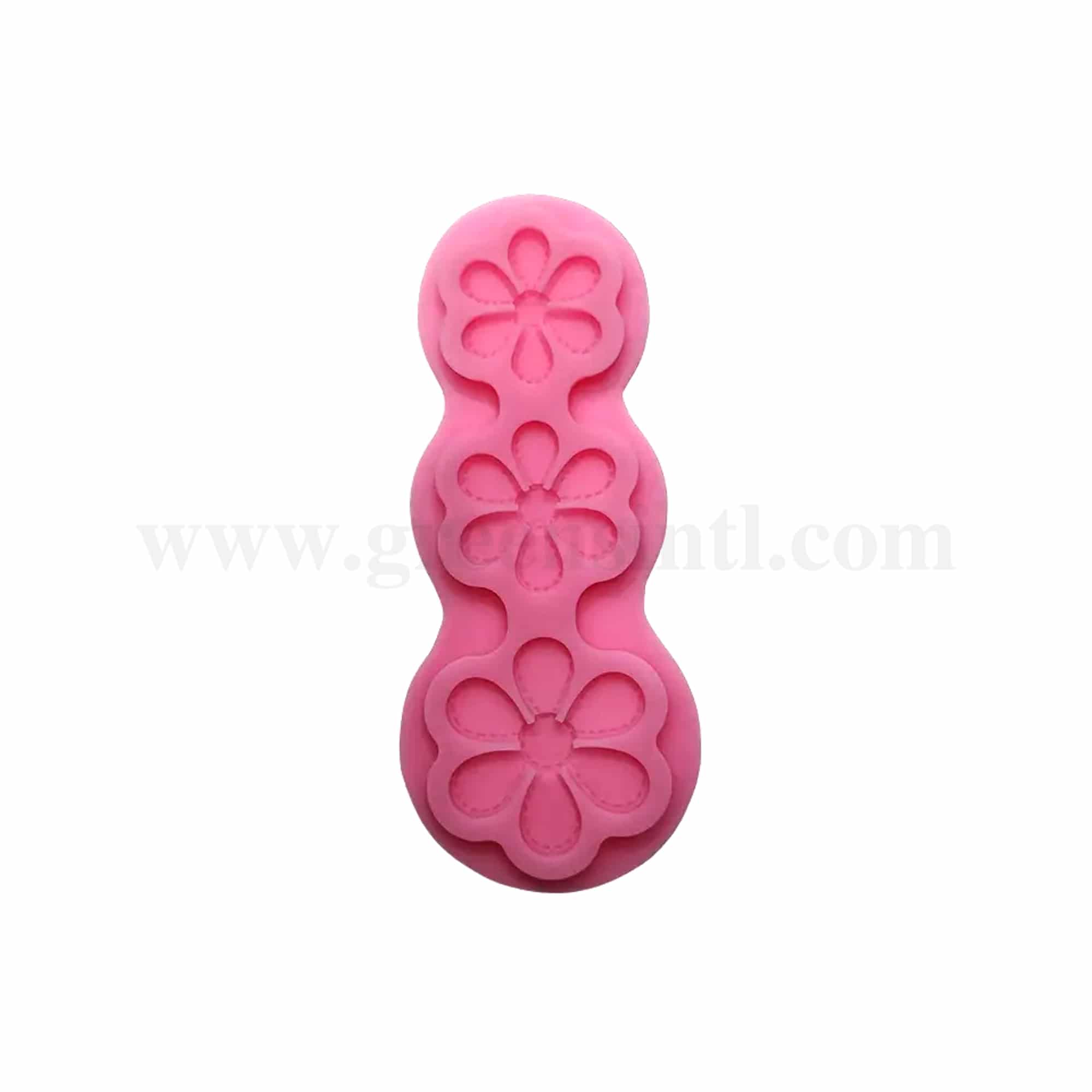 GREENS CHOICE Silicone Mould  Flowers 148 x 64 x 10 mm
