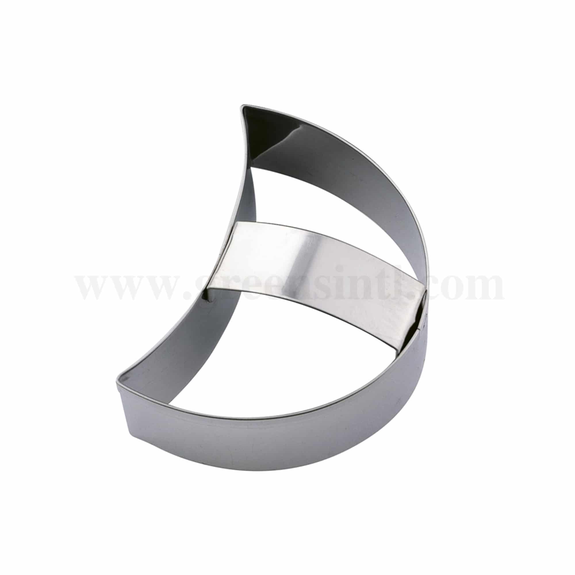 MARTELLATO Pastry Cutter Half Moon D 100 x h 20 mm-Set of 2