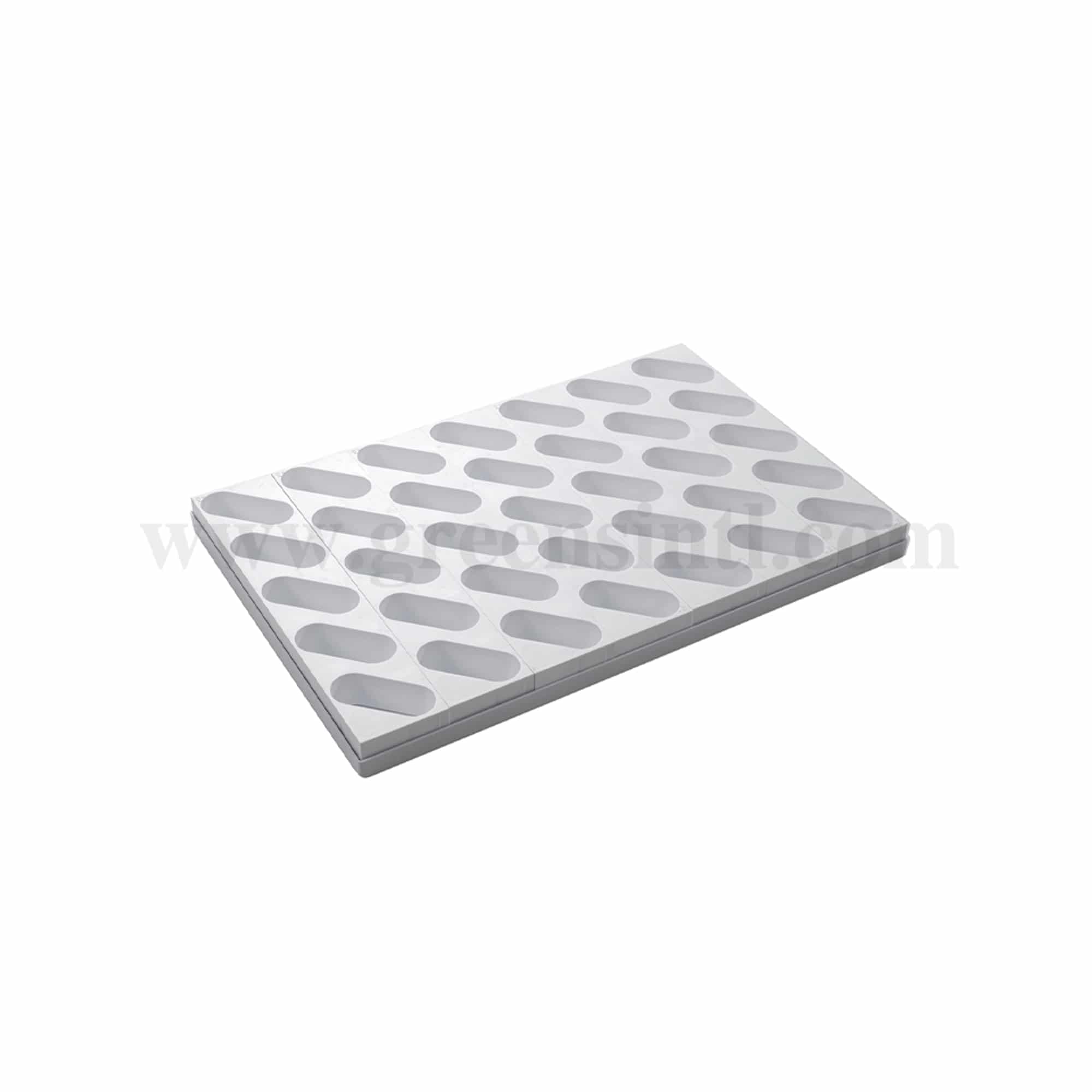 MARTELLATO Plastic Mould For Monoportions Oblong 94 x 38 x h 40 mm