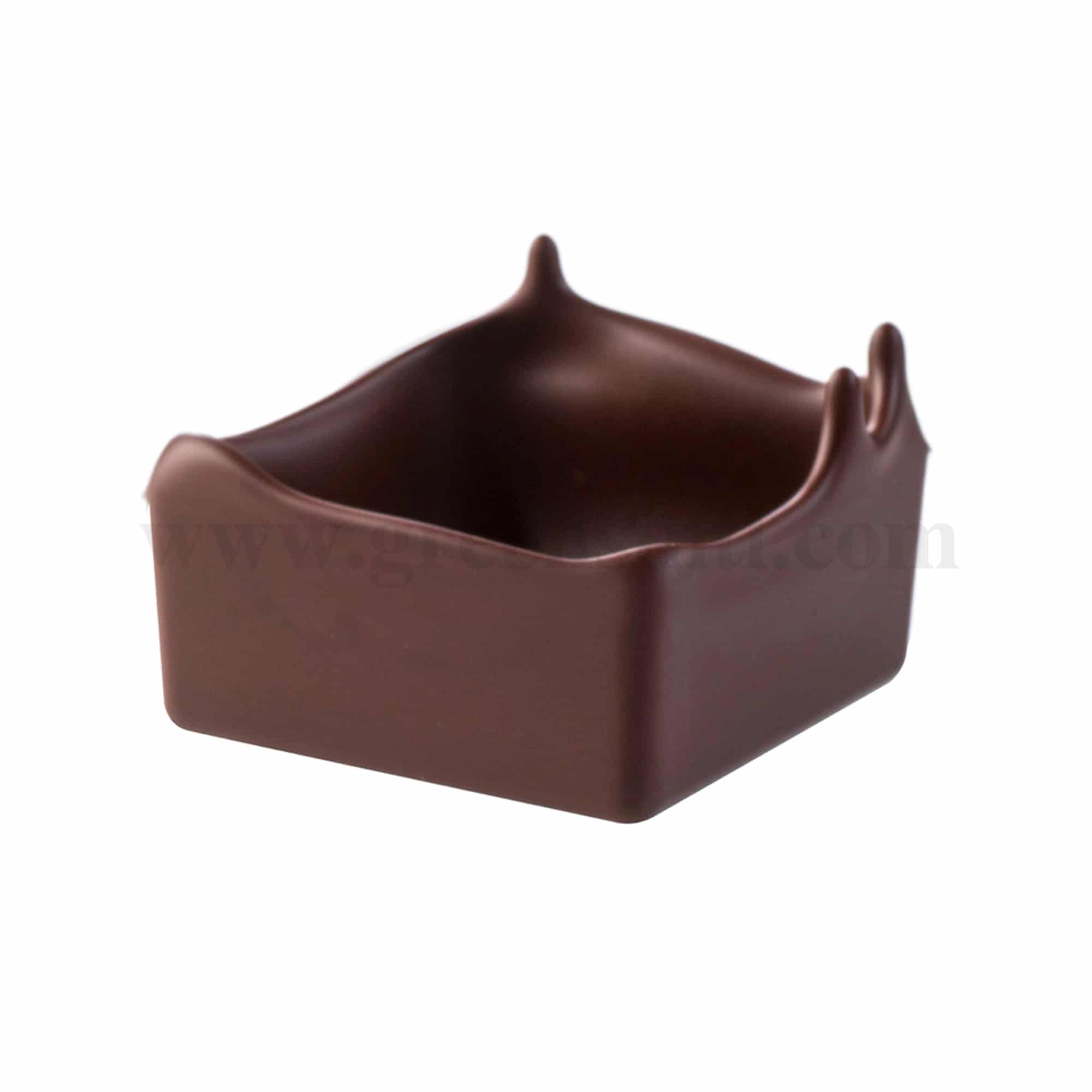 MARTELLATO Polycarbonate Chocolate Mould Square Cases 33 x 33 x h 14 mm