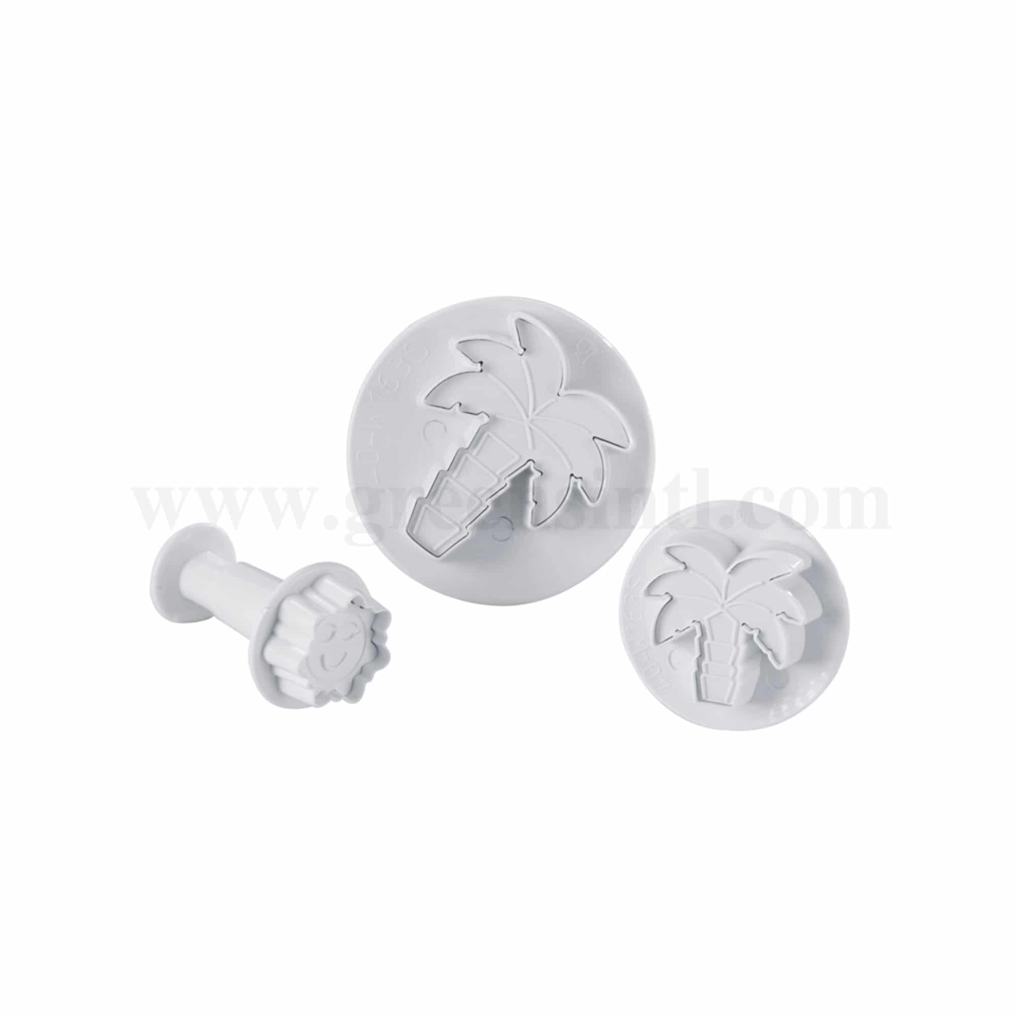 MARTELLATO Plunger Cutter Sun And Palm Set of 3 