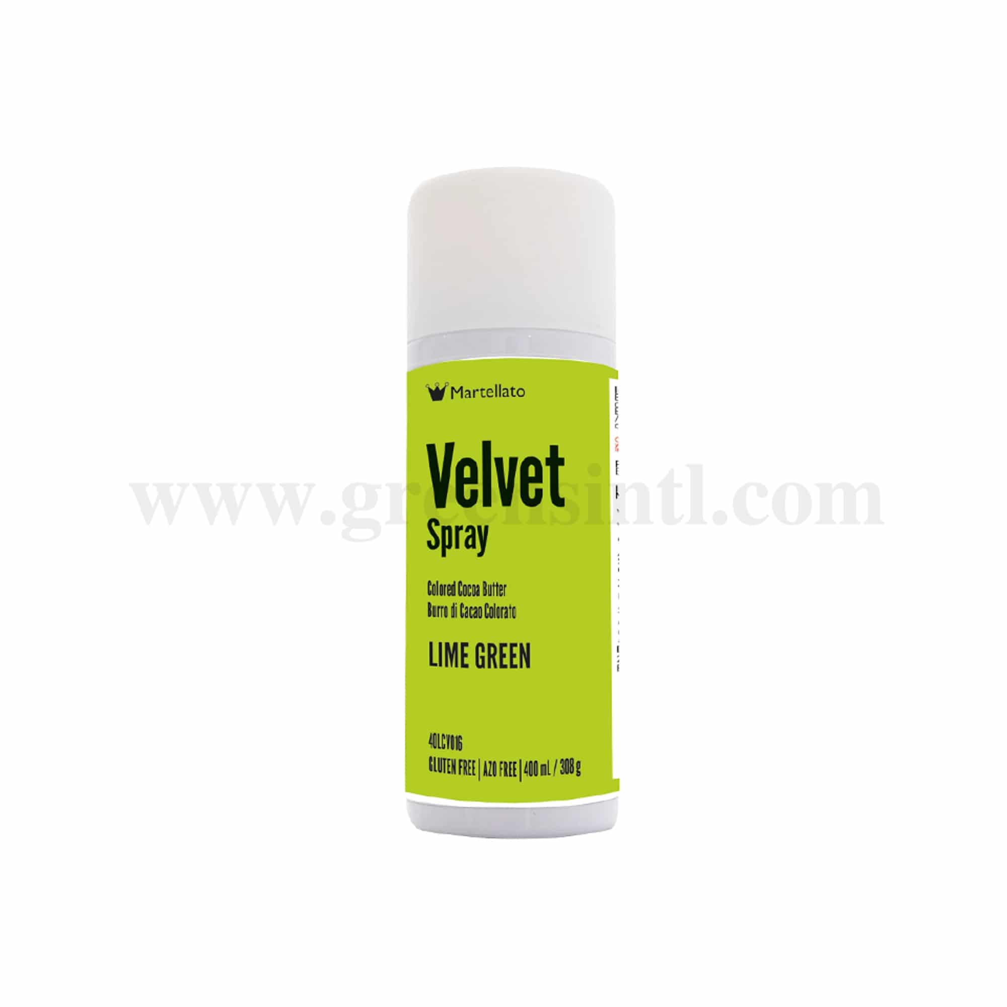MARTELLATO Velvet Spray Lime Green 400 ml / 308 g