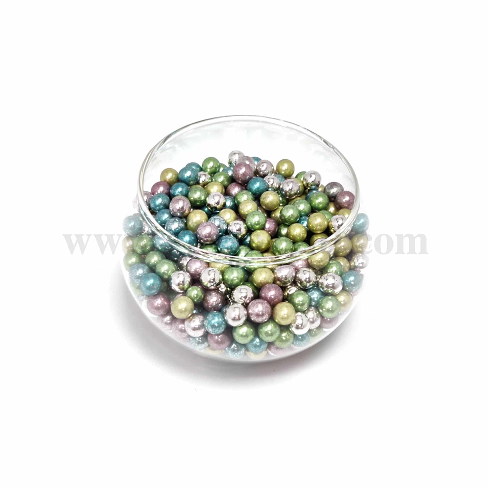 CONFETTI Colourful Mixed Pearls 6 mm - 100g