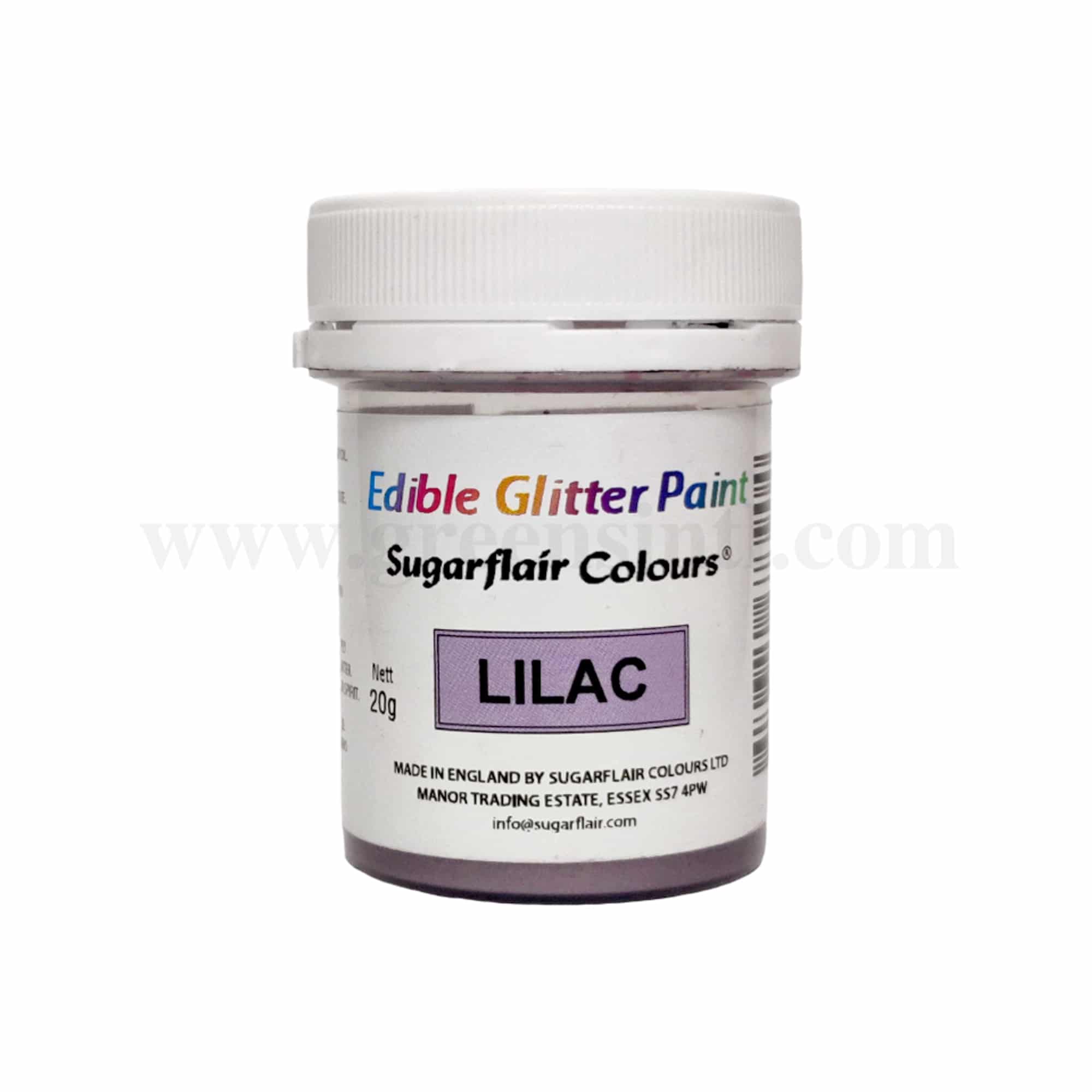 SUGARFLAIR Edible Glitter Paint Lilac 20 g