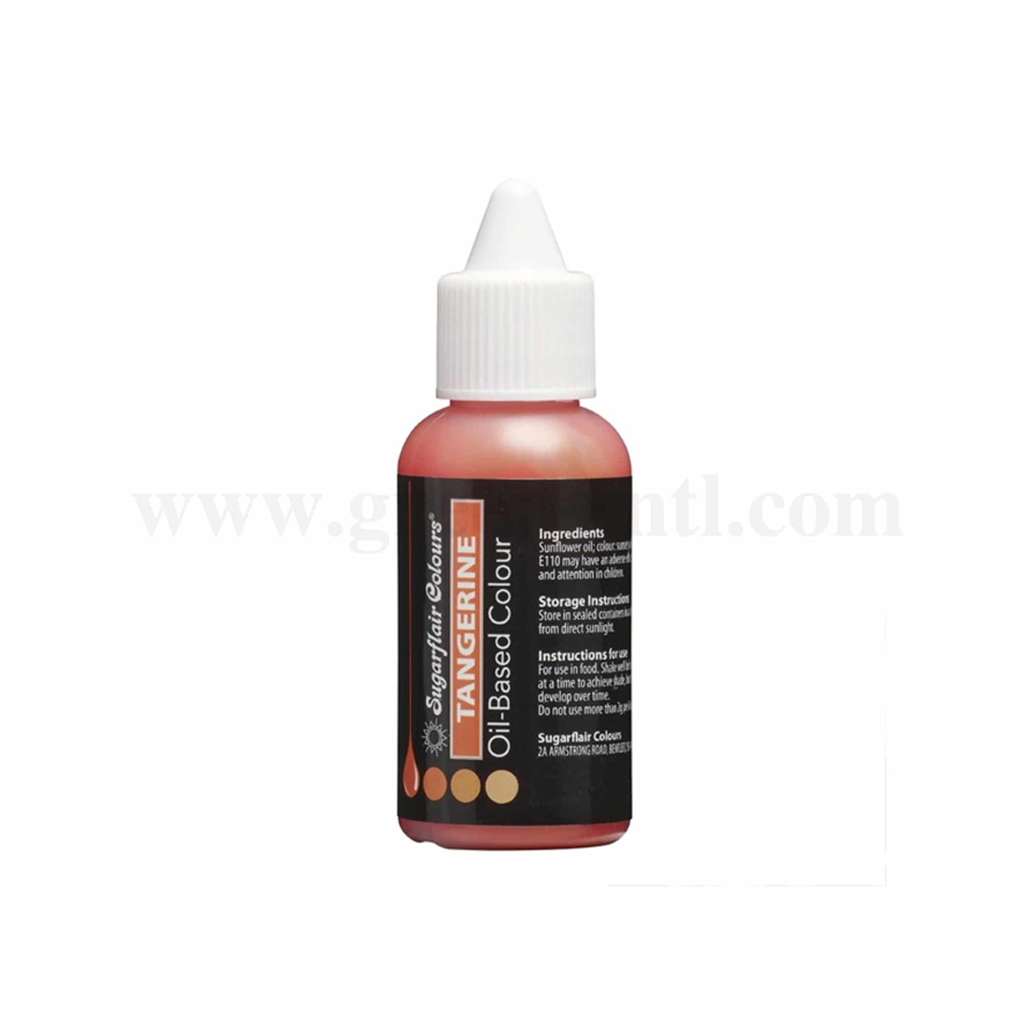 SUGARFLAIR Tangerine Chocolate Liquid Colour - 30 ml