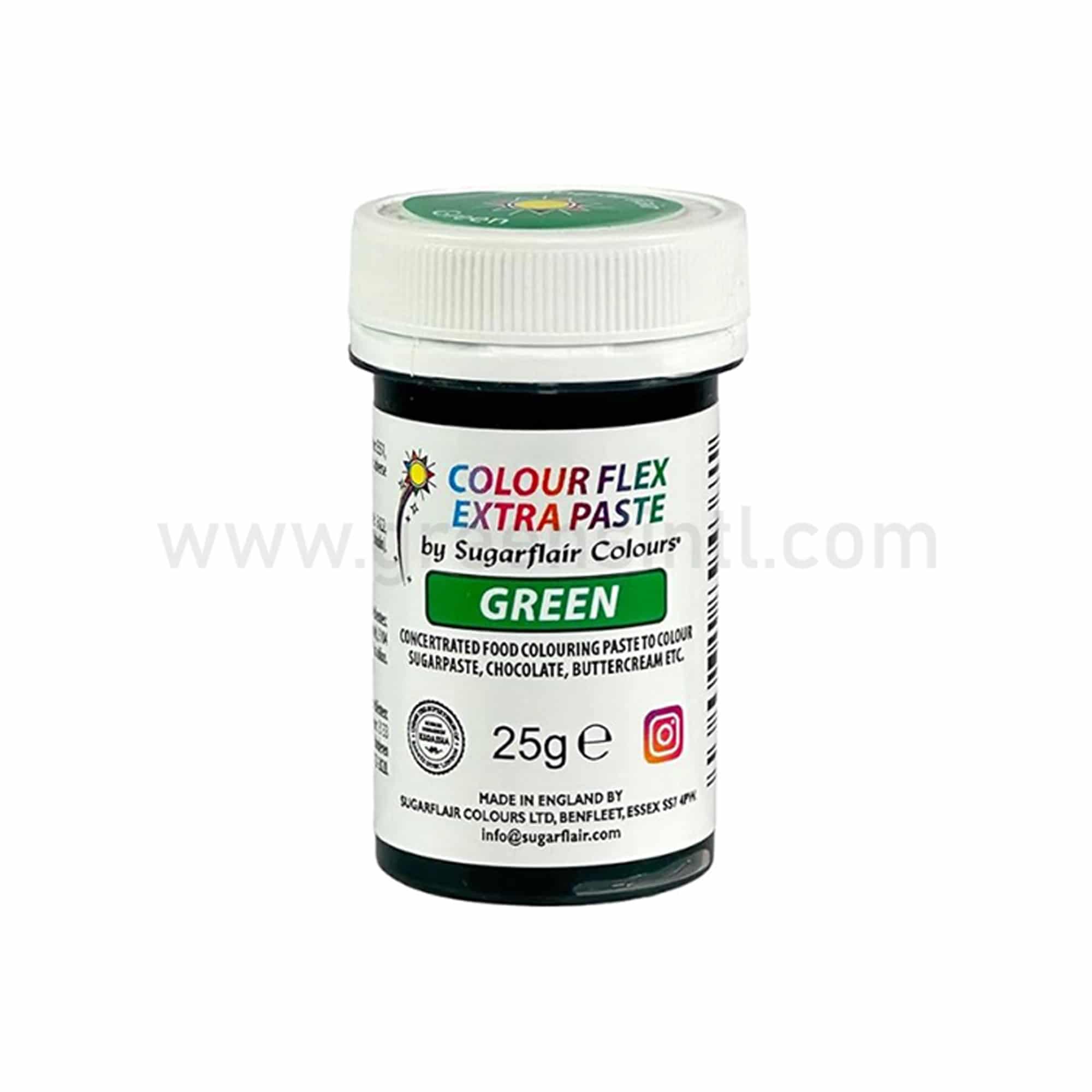 SUGARFLAIR Colour Flex Extra Paste Green 25g