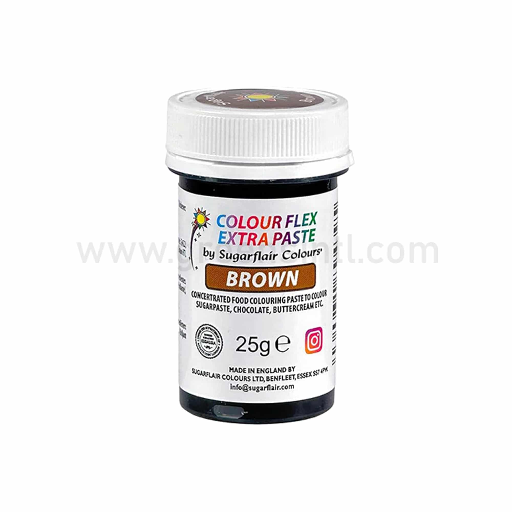 SUGARFLAIR Colour Flex Extra Paste Brown 25g