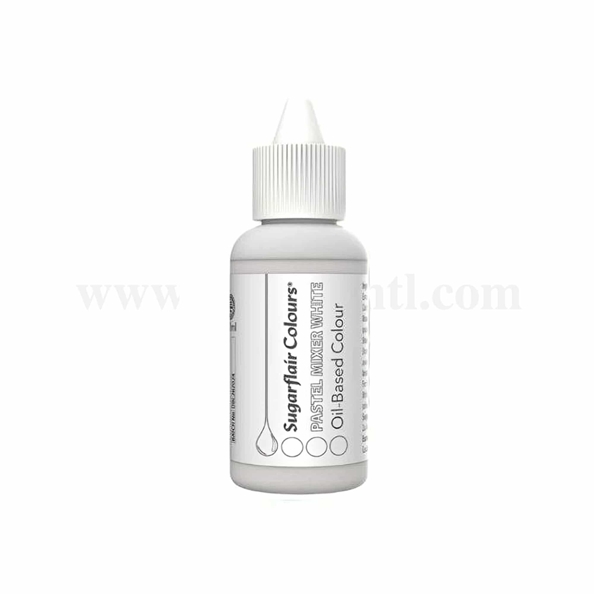 SUGARFLAIR Oil Based Colour Pastel Mixer White 30 ml