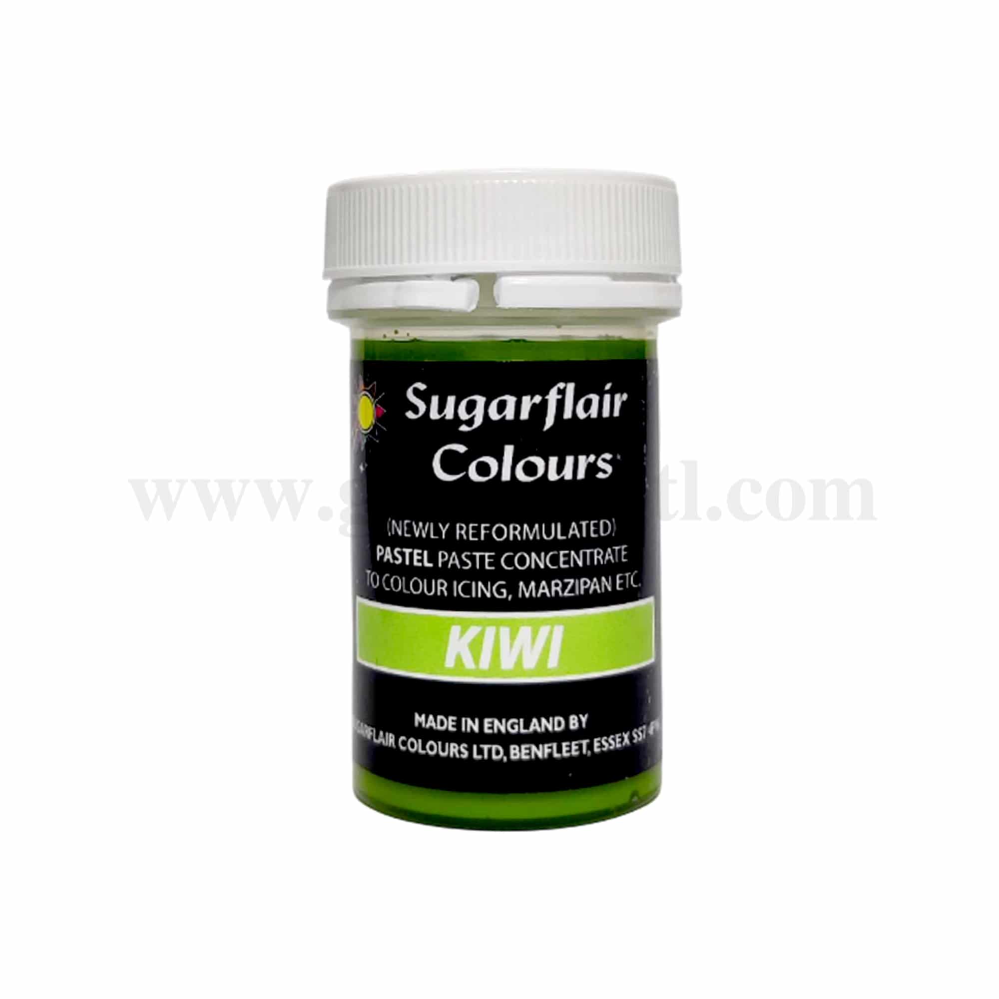 SUGARFLAIR Pastel Concentrated Gel Colour Kiwi 25g