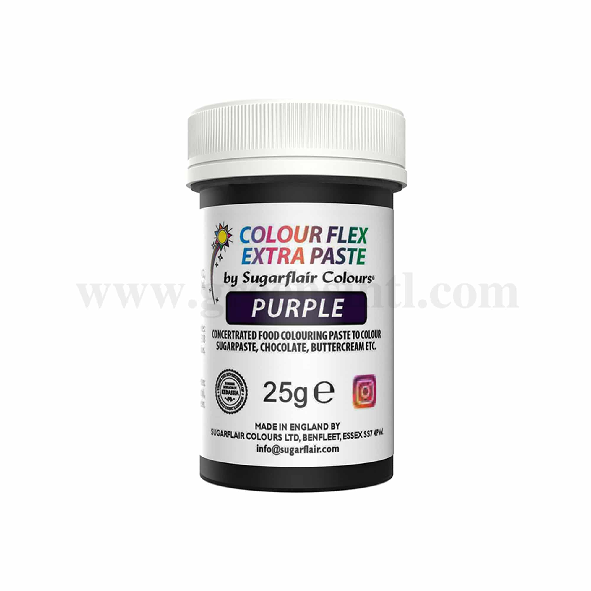 SUGARFLAIR Colour Flex Extra Paste Purple 25g