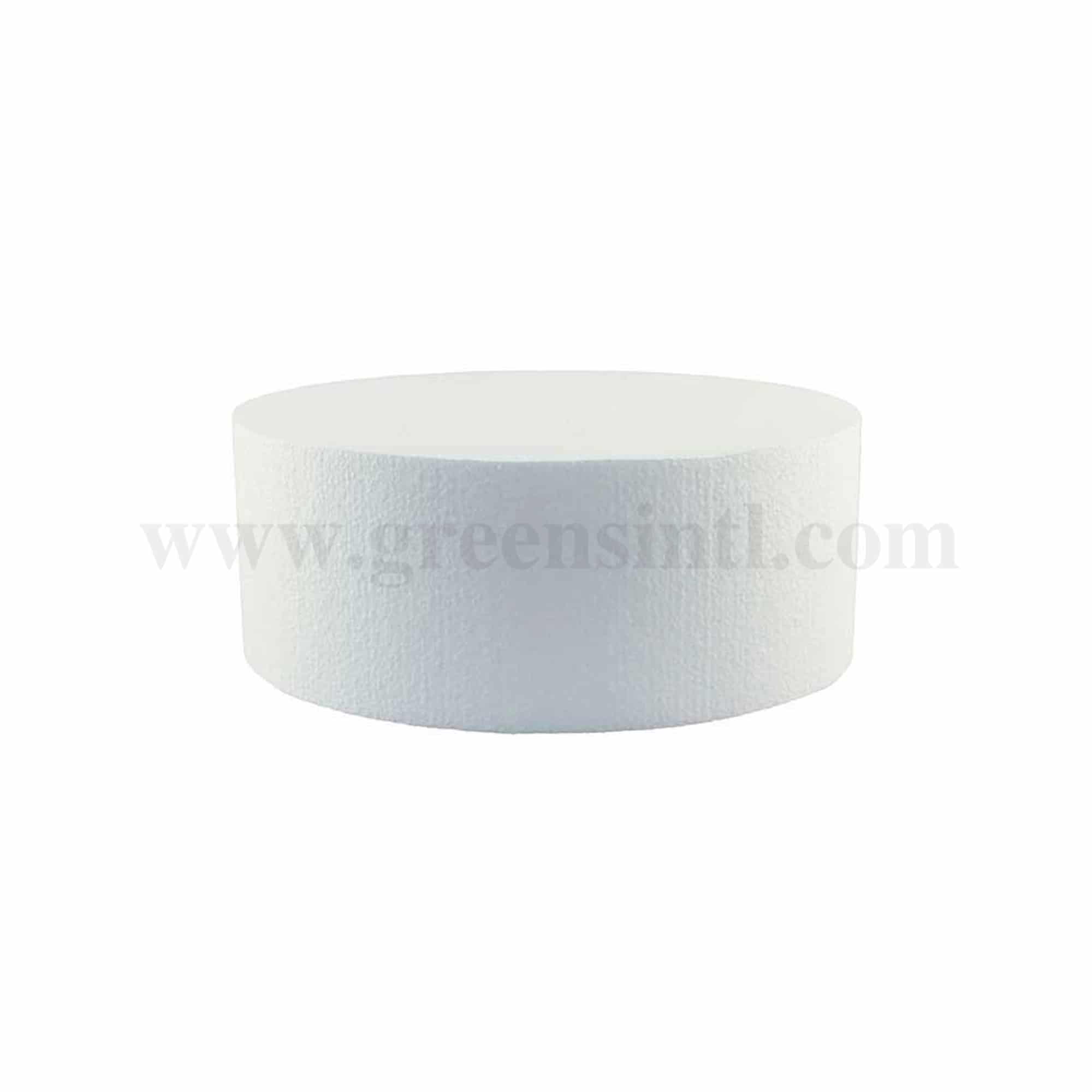 GREENS Styrofoam Pillar for Dummy Cakes Round h 150 x D 300 mm ( h 6 x D 12 Inch)