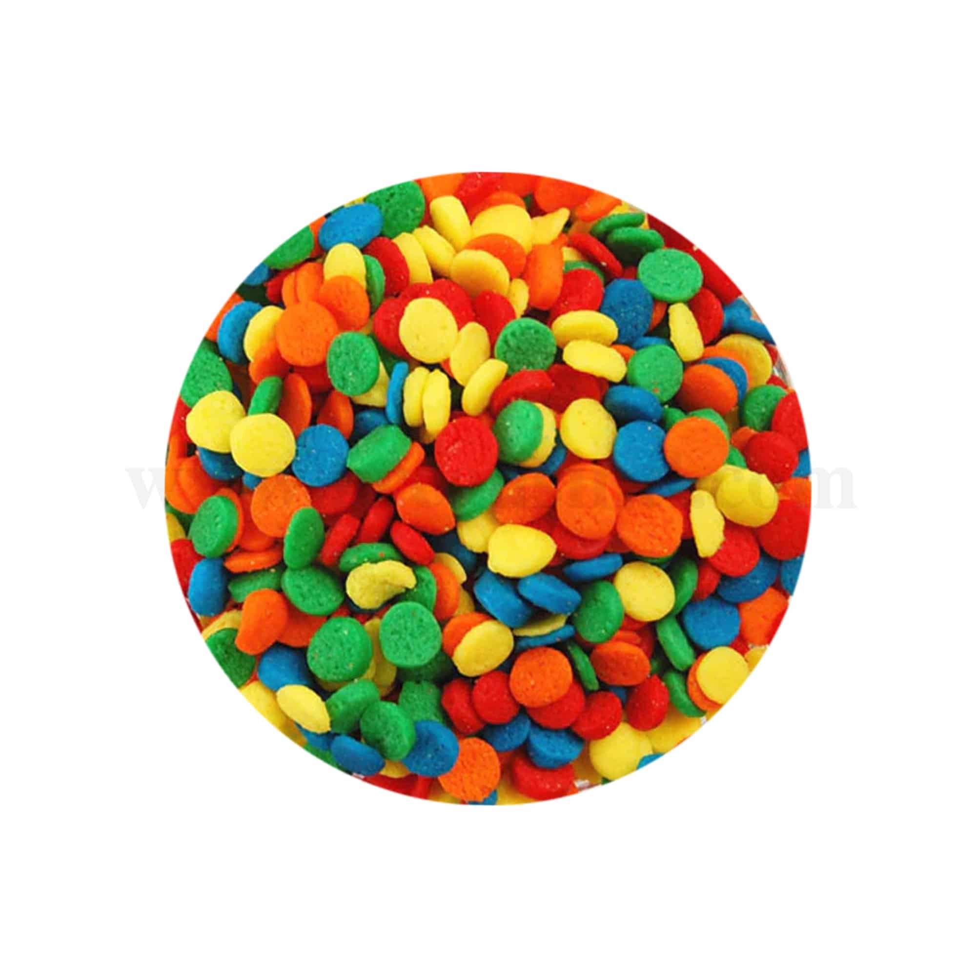 GREENS Rainbow Colored Sprinkles Sequin Shapes 60 g