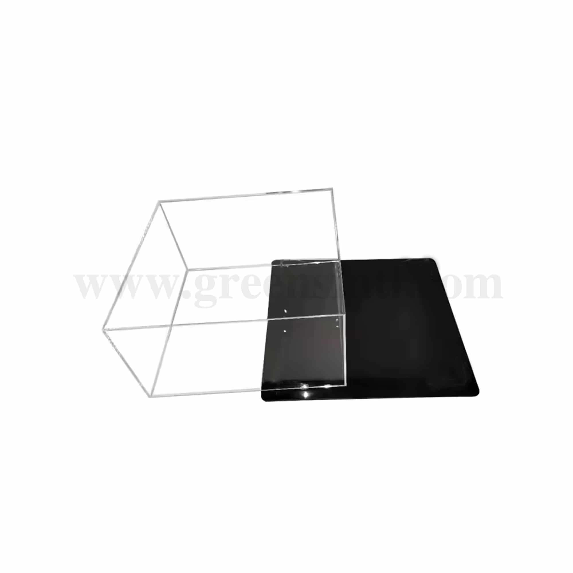 GREENS Cake Box Acrylic Transparent 270 x h 180 mm